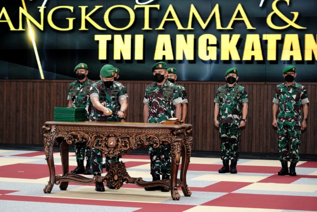 Kasad Pimpin Sertijab Pangdam Hasanuddin Di Mabesad Kodam Xiv Hasanuddin