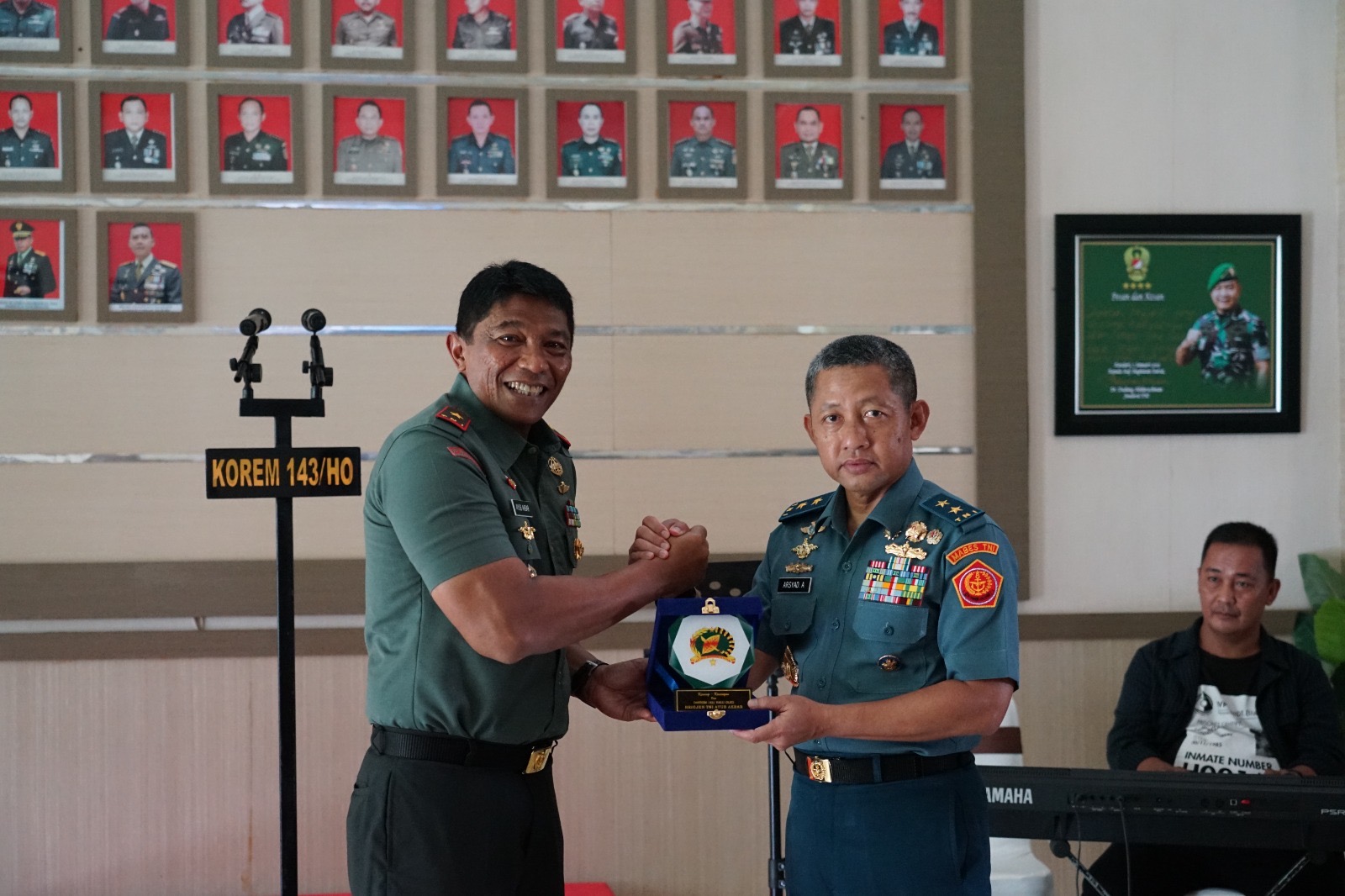 Danrem 143/HO Terima Kunjungan TIM KKDN Watannas RI di Makorem 143/HO