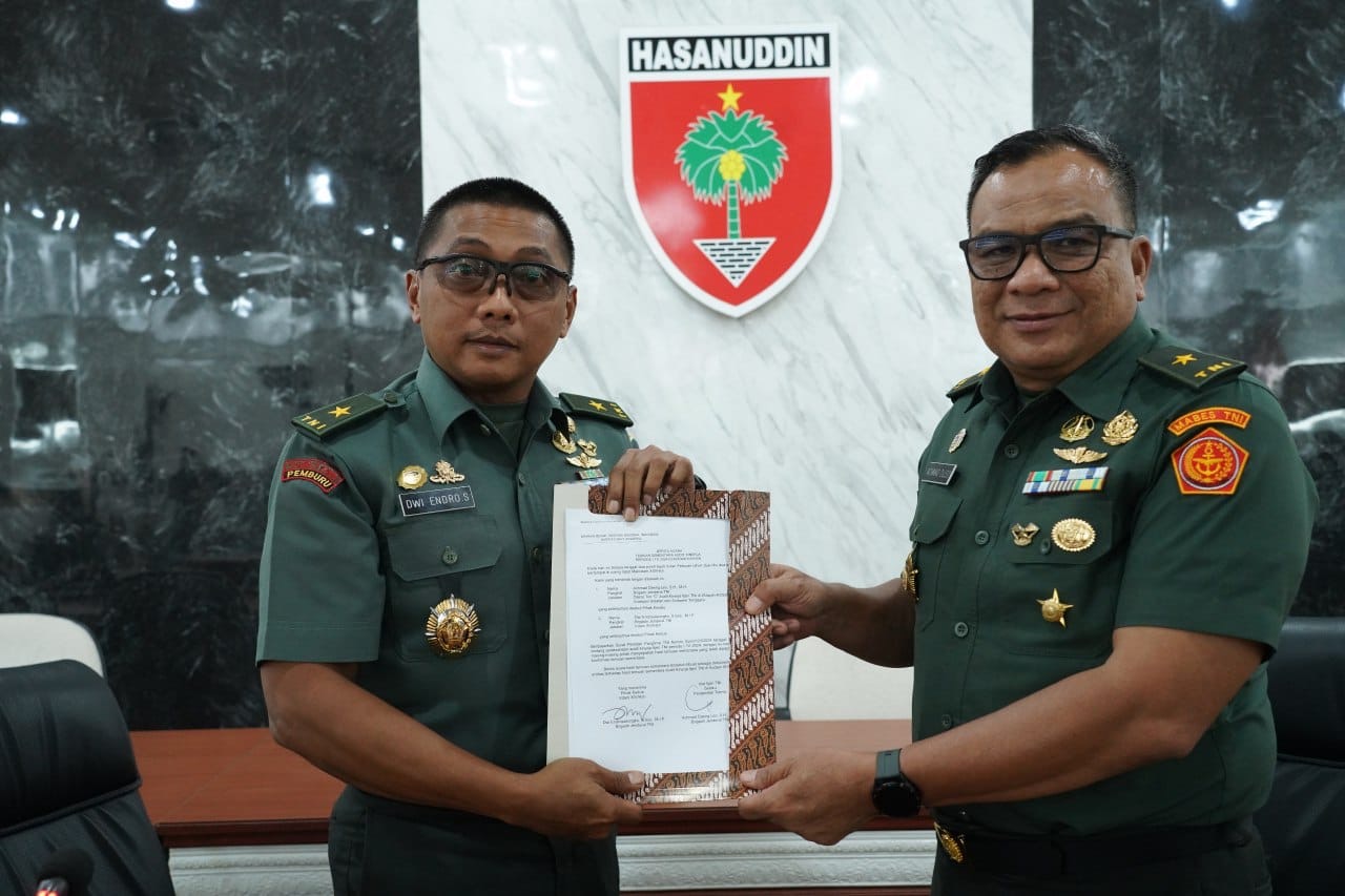 Irdam XIV/Hsn Mewakili Pangdam Memimpin Exit Meeting Audit Itjen TNI TA 2024 di Kodam XIV/Hsn