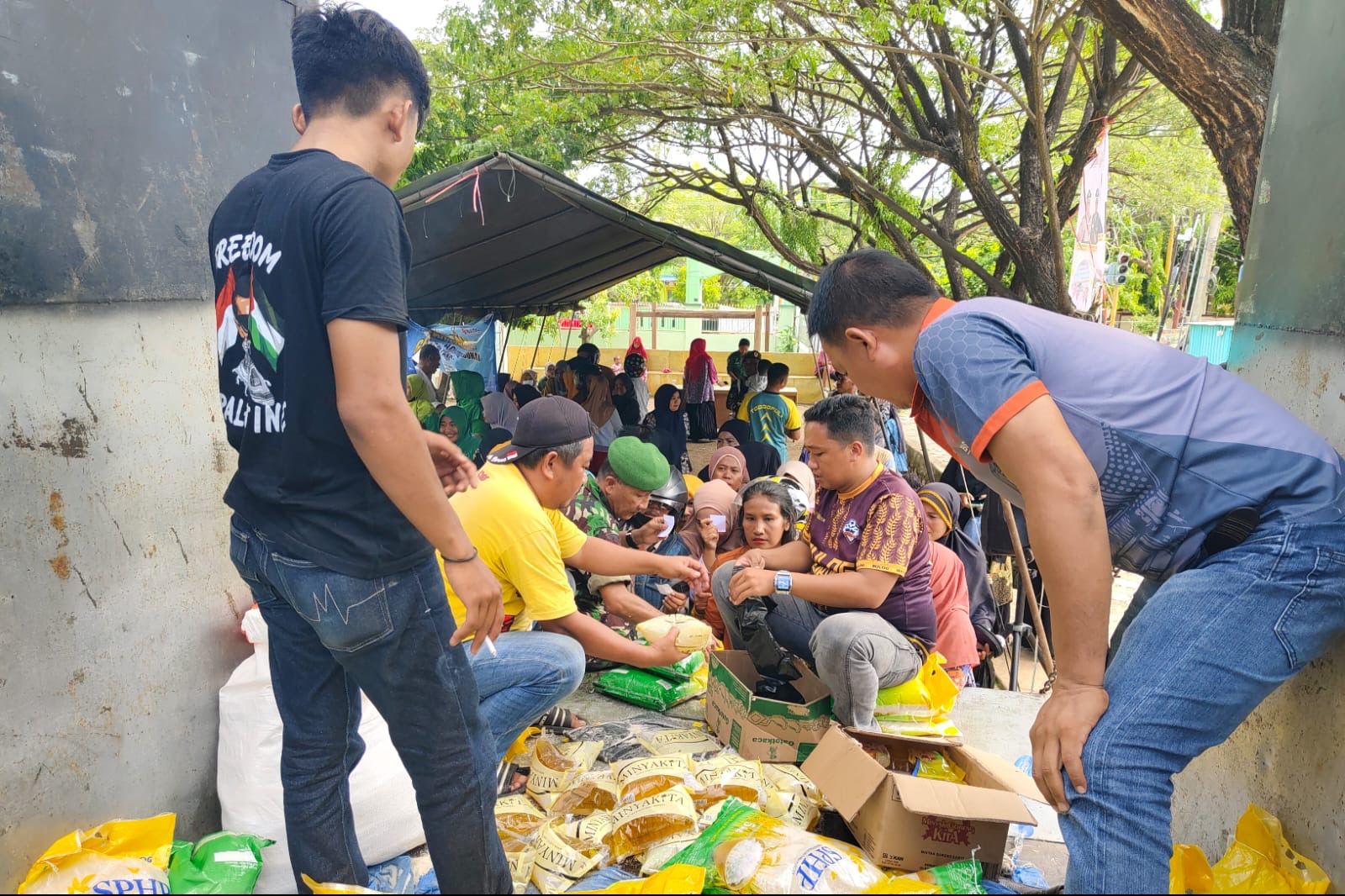 Gandeng Dinas Hanpangan dan Bulog, Kodim 1425 Jeneponto Gelar Gerakan Pangan Murah
