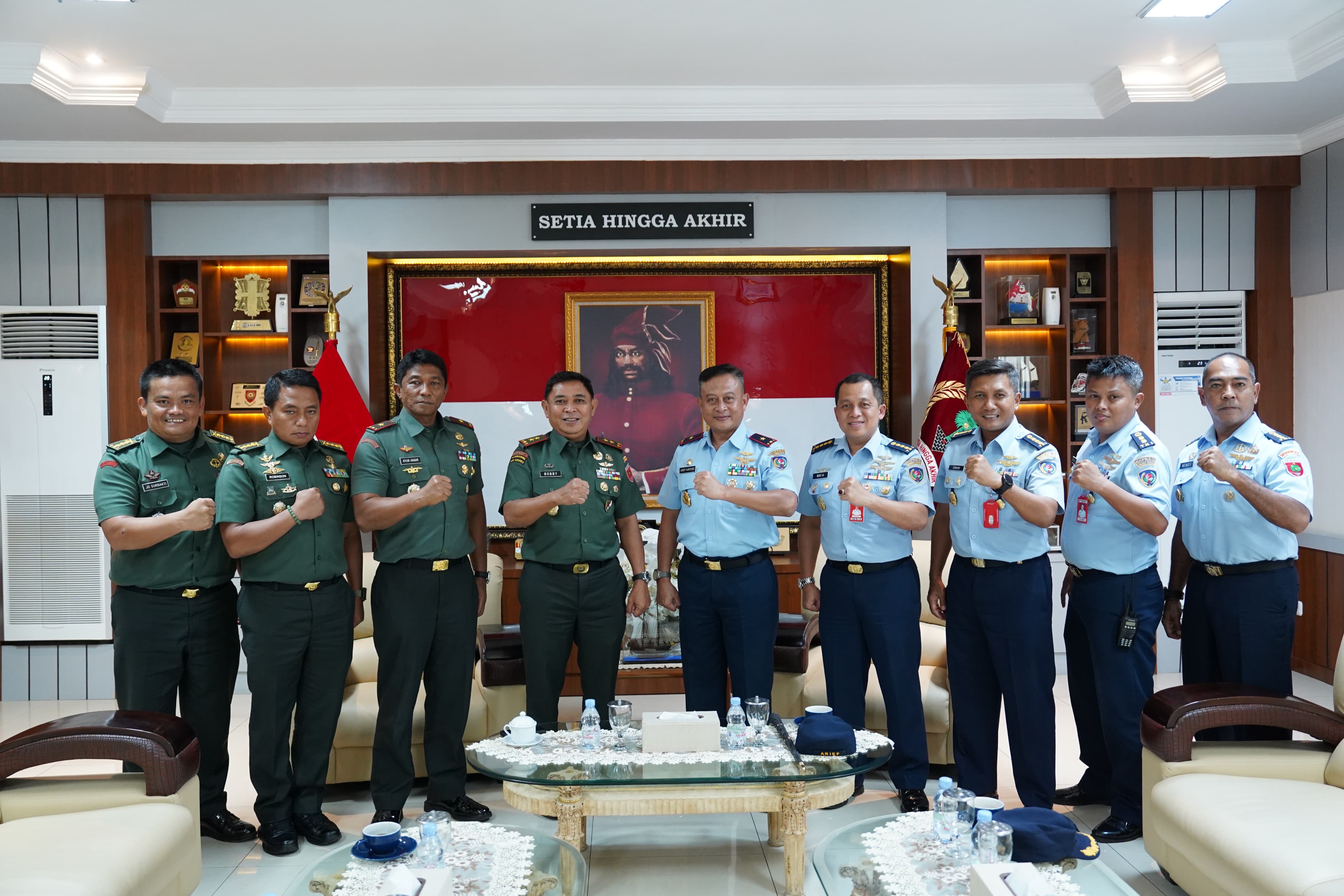 Pangdam XIV/Hsn Terima Audiensi Dankosek II