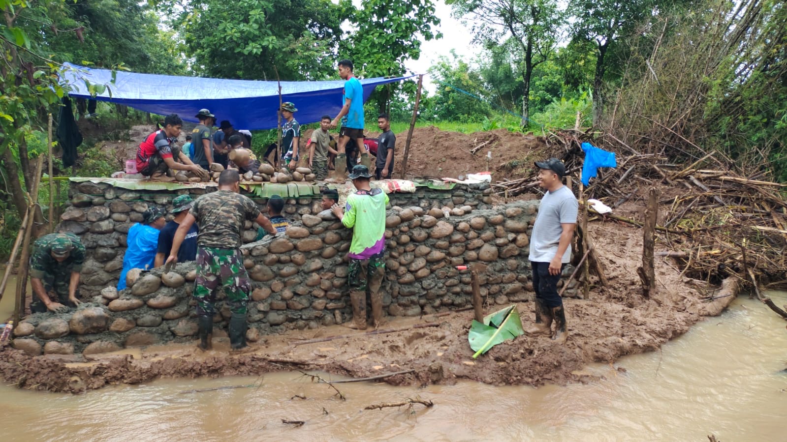 Motivasi Percepatan Pembangunan Jalan TMMD 119, Ini yang Dilakukan Dandim 1409/Gowa
