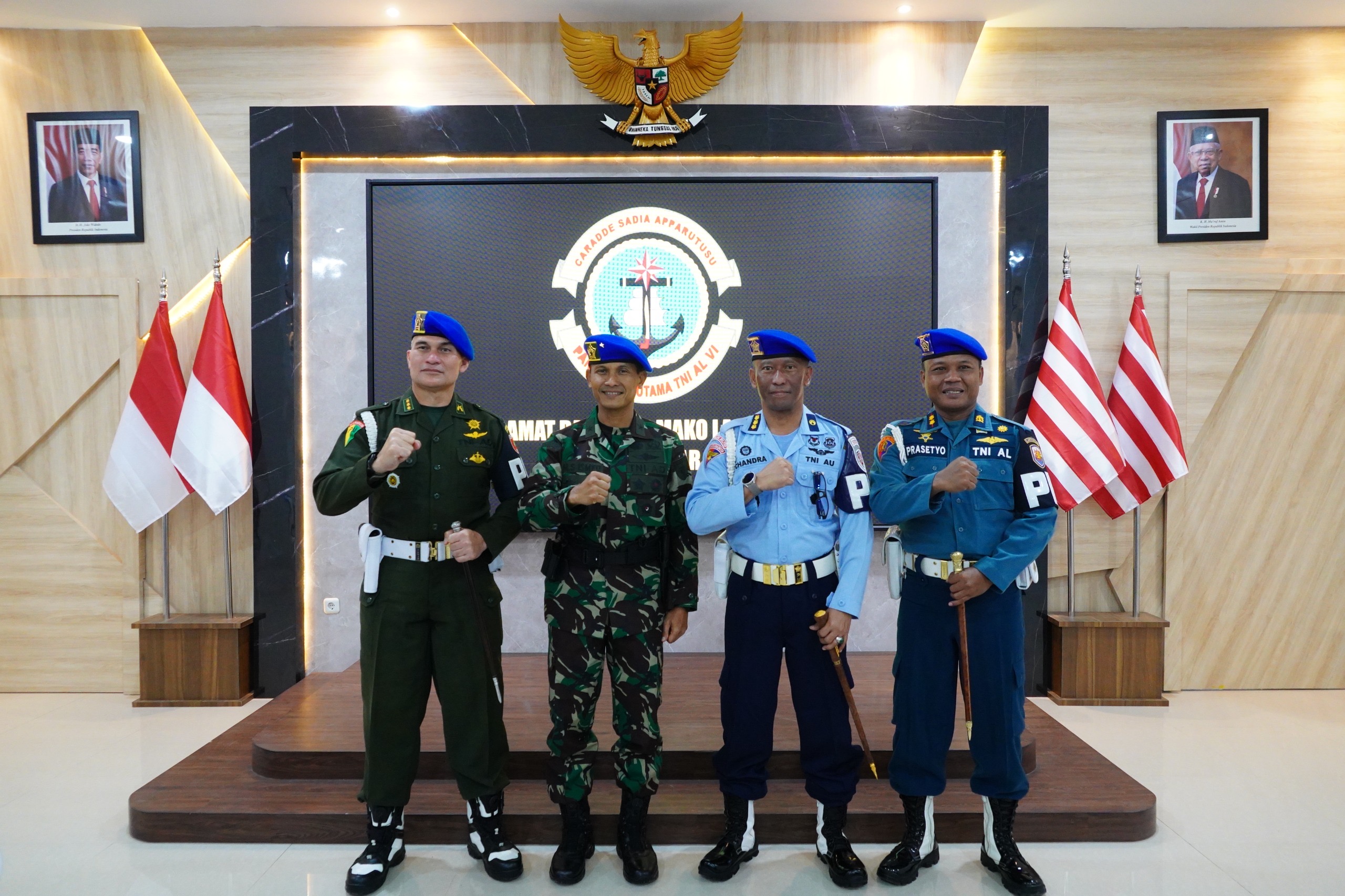 Kasdam XIV/Hsn Mewakili Pangdam Memimpin Upacara Gelar Operasi Gaktib dan Operasi Yustisi POM TNI TA 2024