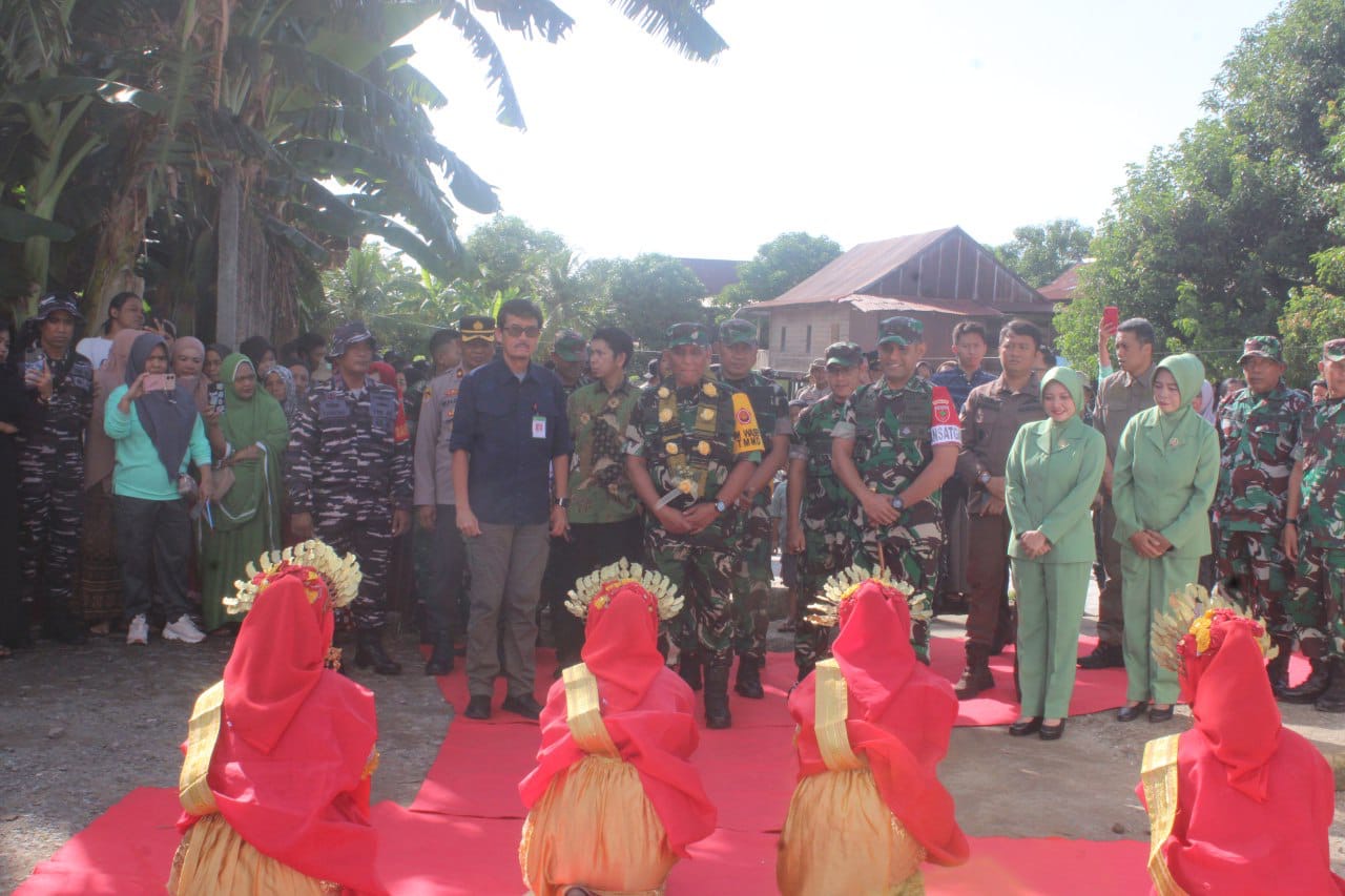 Kunjungan Kerja Tim Wasev Mabes TNI  Ke Lokasi TMMD Ke-119 Kodim 1404/Pinrang
