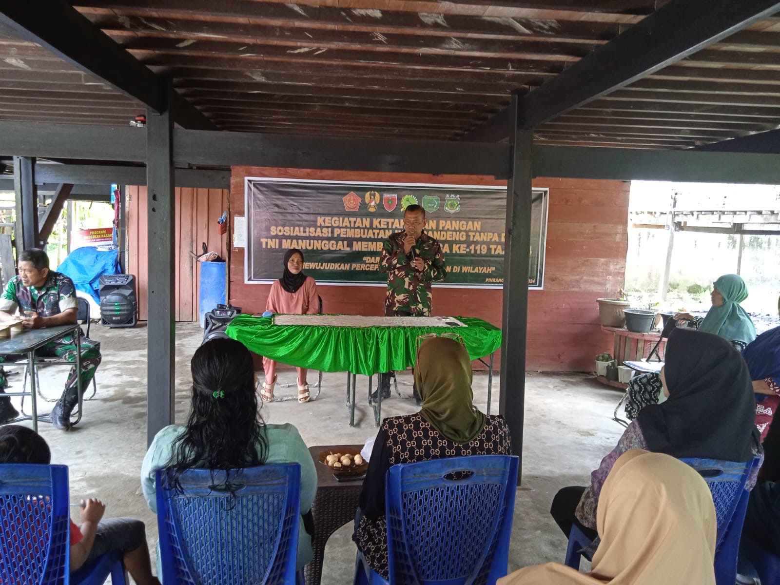 Satgas TMMD Ke-119 Kodim 1404/Pinrang Laksanakan Kegiatan Ketahanan Pangan