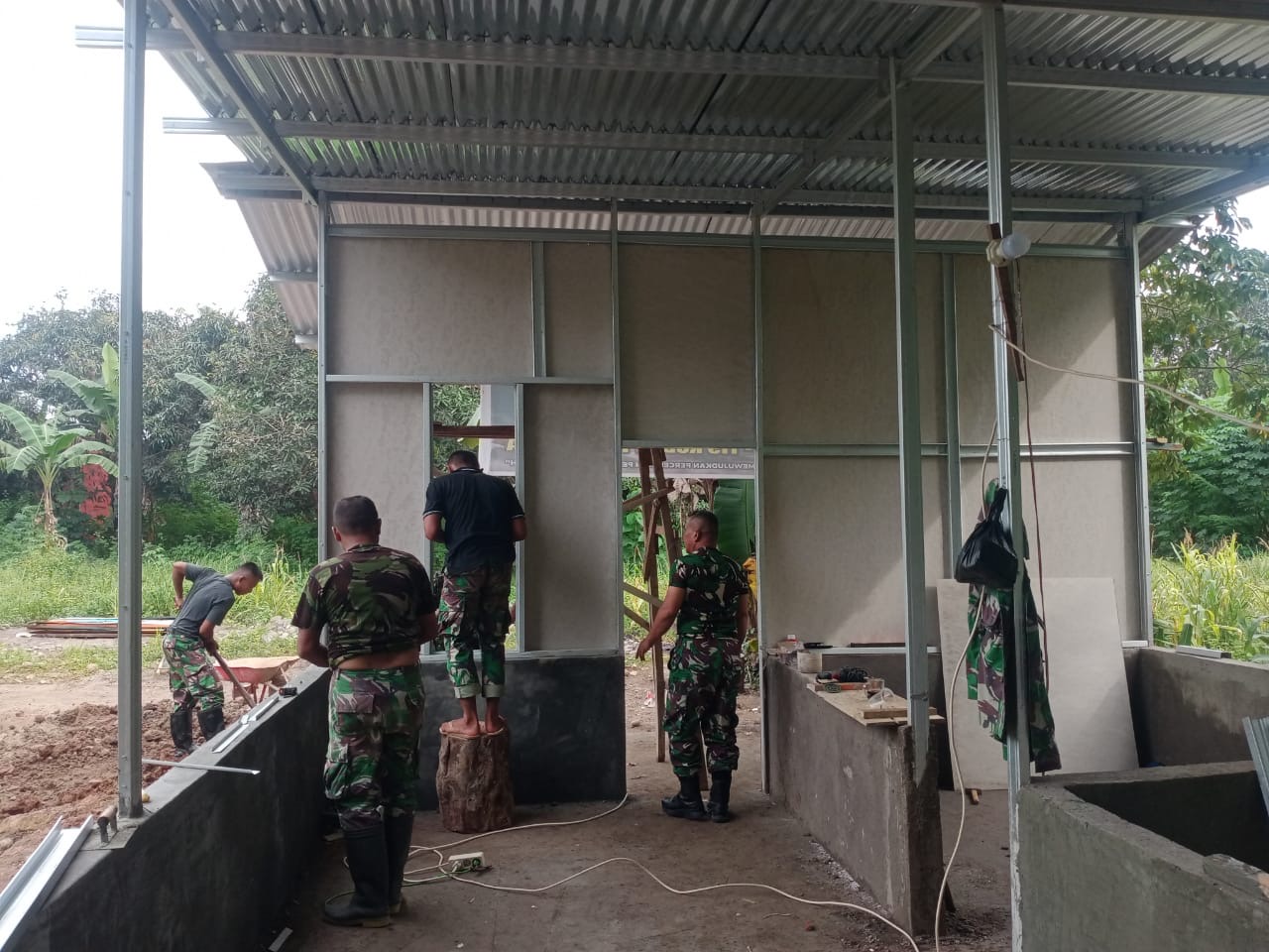 Program Unggulan, RTLH Jadi Sasaran Tambahan TMMD Ke-119 Kodim 1409/Gowa