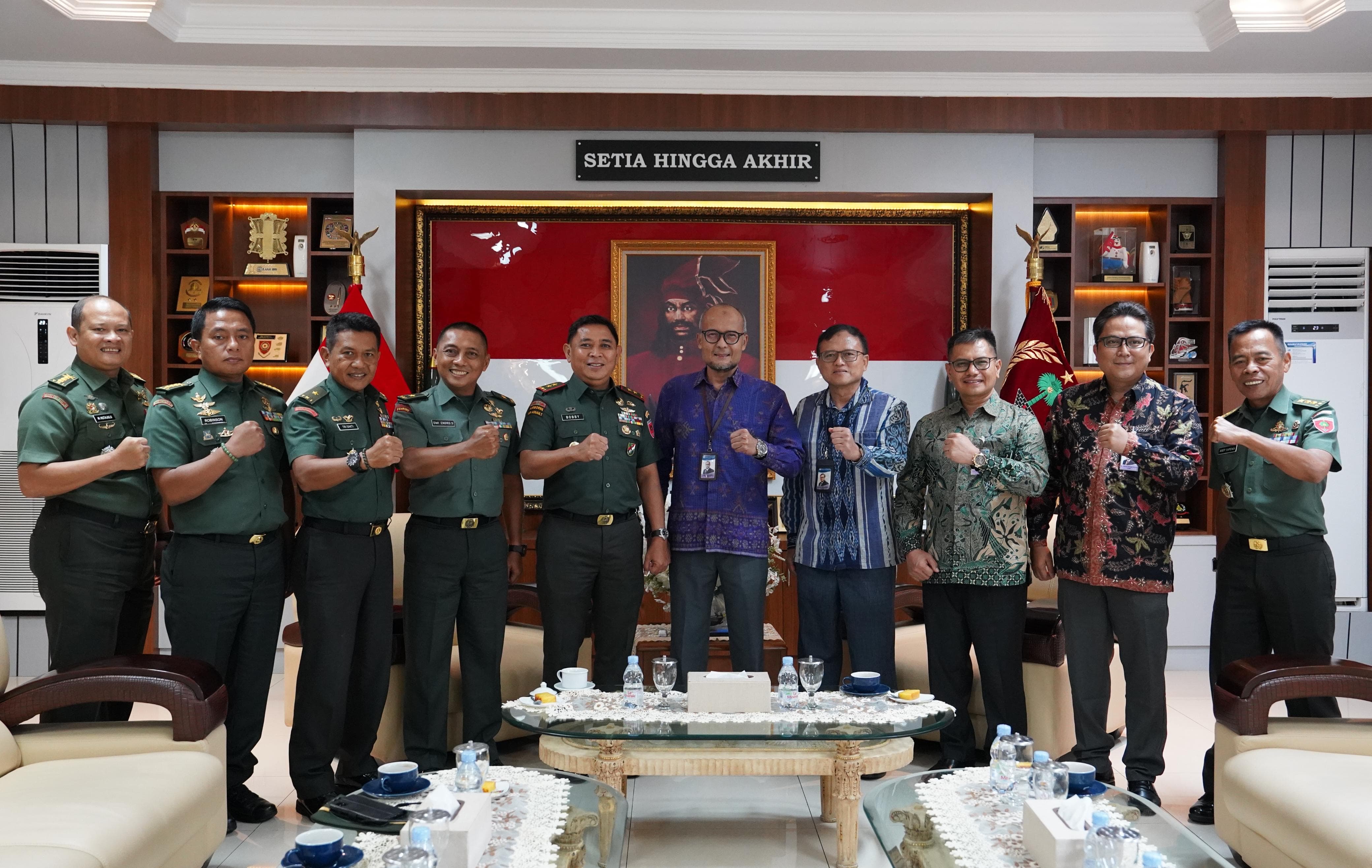 Pangdam XIV/Hsn Terima Audiensi Pimpinan Bank Indonesia Cabang Sulsel
