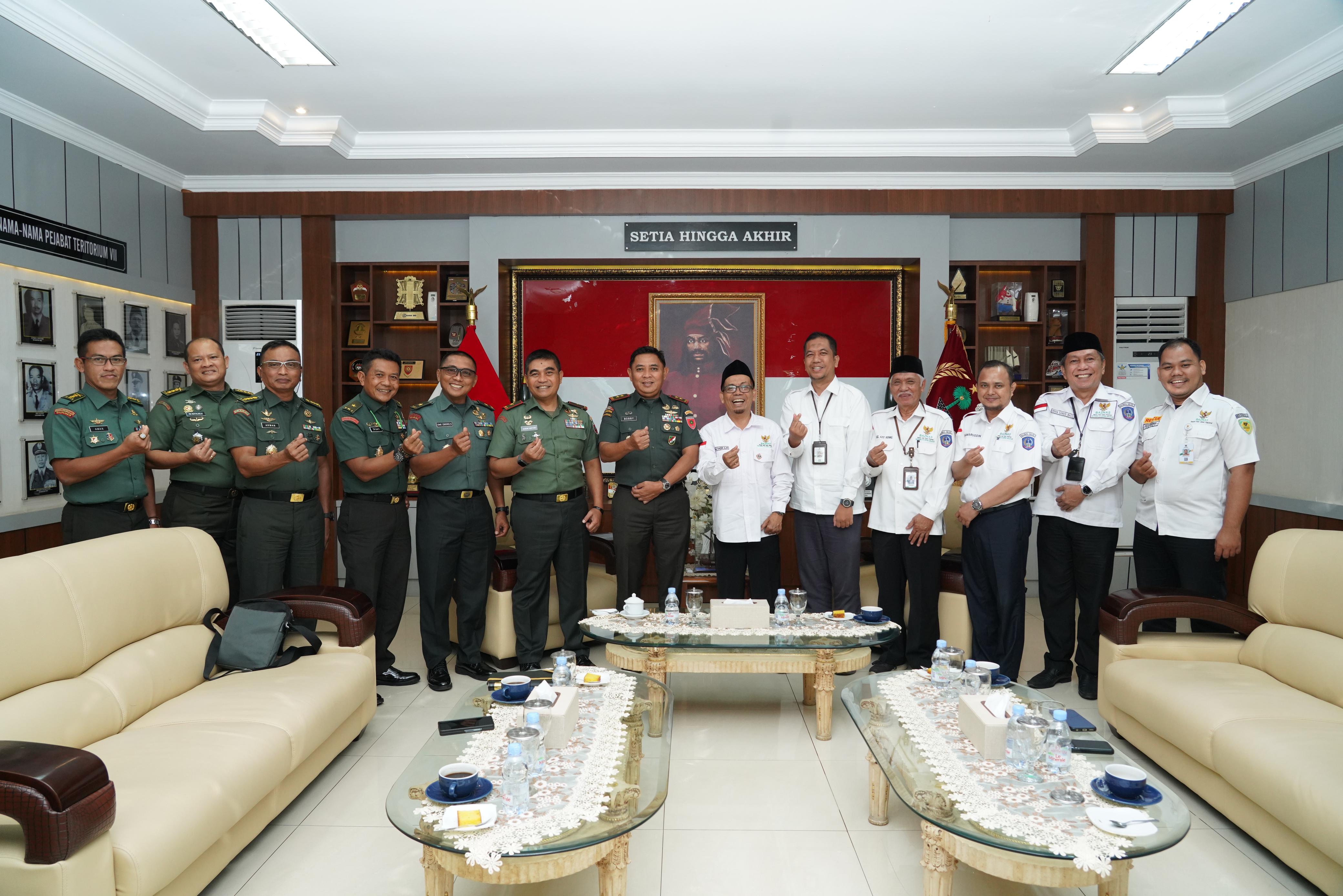Pangdam XIV/Hasanuddin Terima Kunjungan Baznas : Menguatkan Tali Silaturahmi