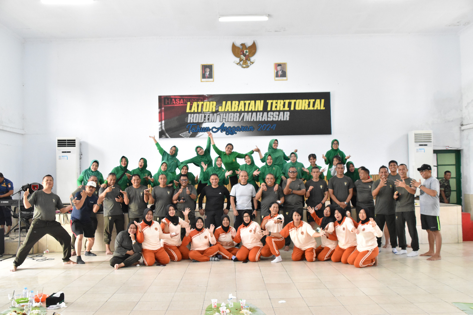 Jumat Berkah kodim 1408/Mks Di Masjid Baitul Chaer Makodim 1408/Mks 