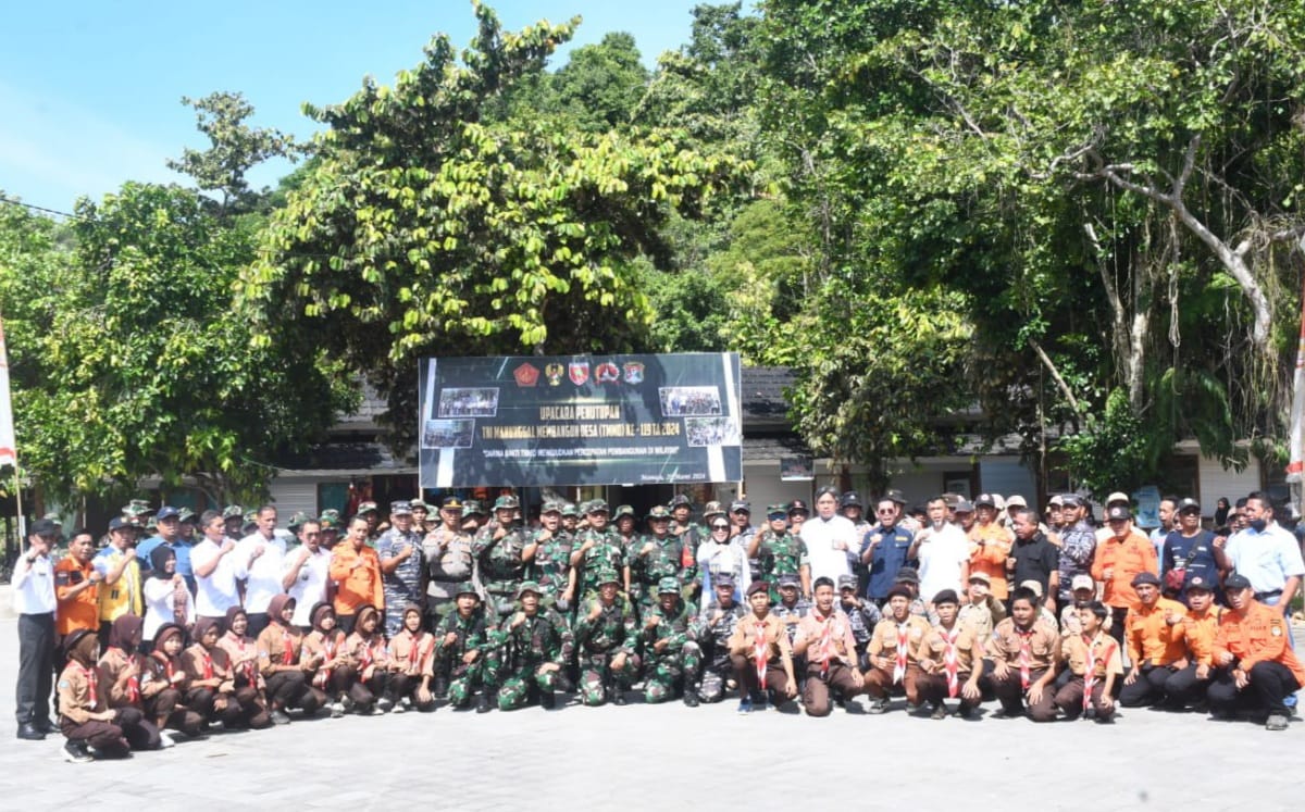 Danrem 142/Tatag Resmi Tutup TMMD Ke-119 di Wilayah Kodim 1418/Mamuju