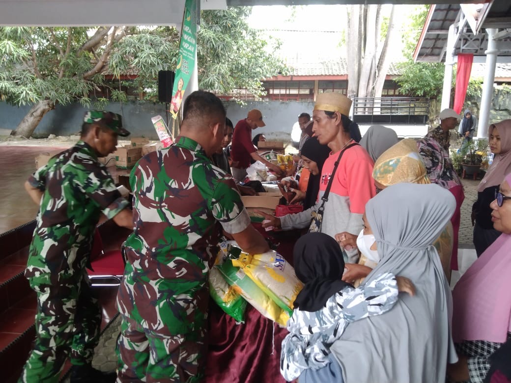 Stabilisasi Pasokan Dan Harga Pangan, Kodim 1415/Selayar Bersama Dinas Pertanian Dan Ketahanan Pangan Kembali Gelar Pasar Murah