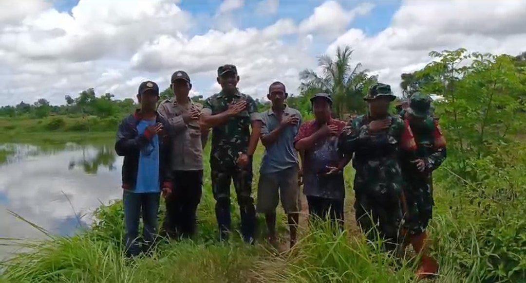 Gerak Cepat Dandim 1404/Pinrang Tinjau Lokasi Program Optimalisasi Lahan Rawa di wilayah Kabupaten Pinrang