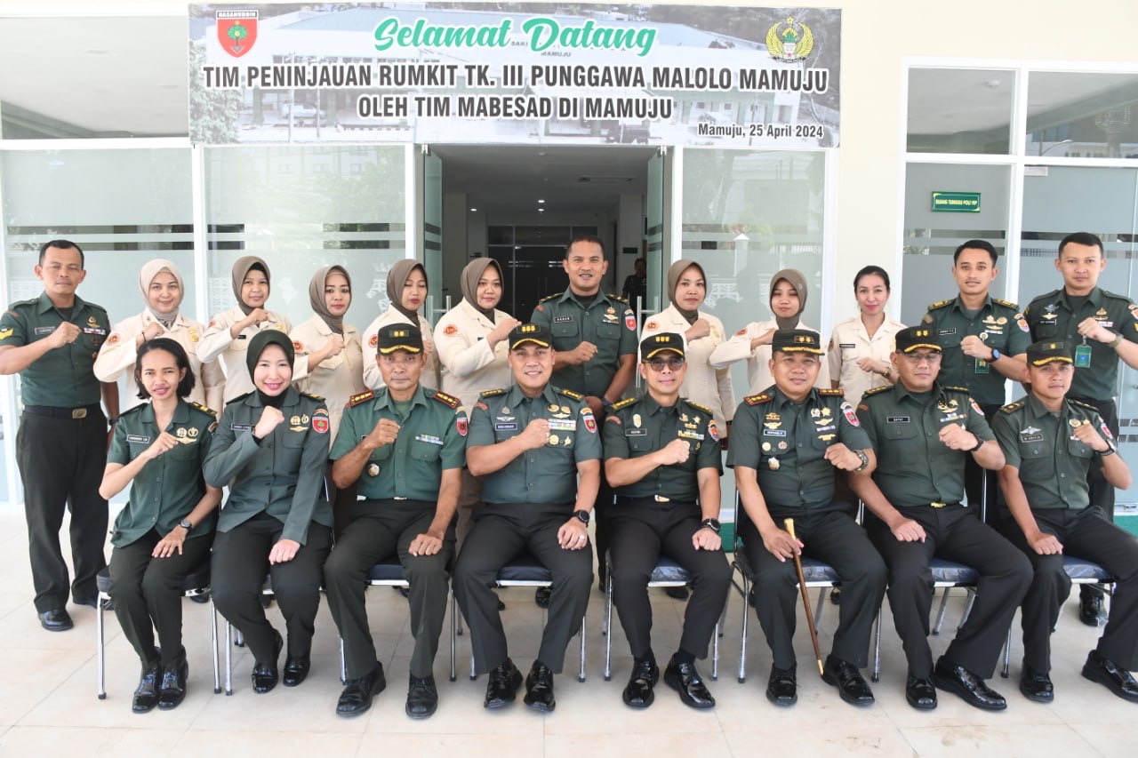 Wakili Danrem, Kasrem 142/Tatag Dampingi Tim Peninjau dari Mabesad