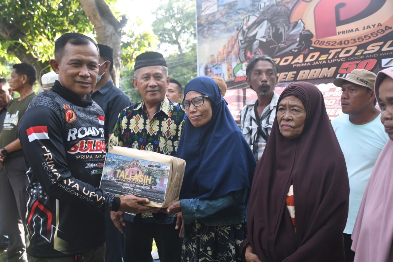 Danrem 142/Tatag Laksanakan Touring Baksos  Road To Sulbar