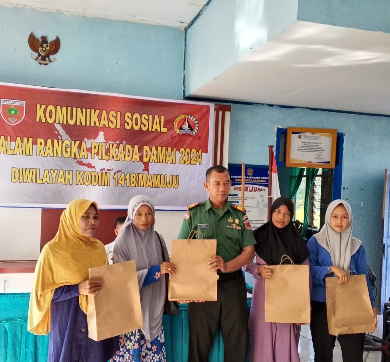 Kodim 1418/Mamuju Gelar Komunikasi Sosial untuk Pilkada Damai 2024