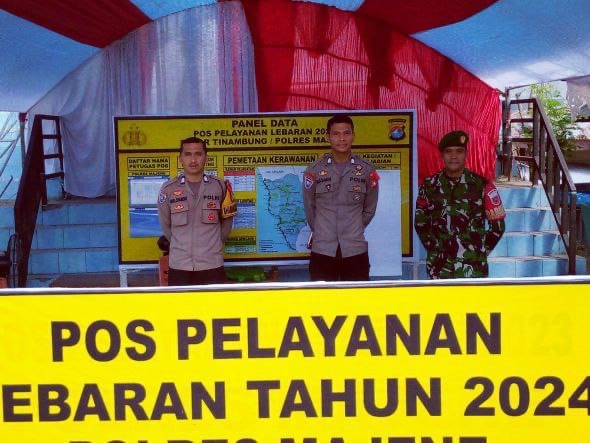 Pastikan Kenyamanan Masyarakat Saat Mudik, Kodim 1401/Majene Terjunkan Anggotanya Pengamanan Pos Pam Mudik Lebaran