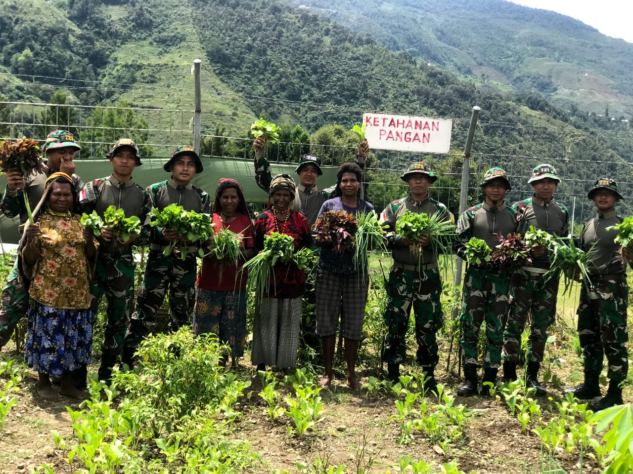 Program Ketahanan Pangan, Cara Satgas Yonif 721/Mks Bantu Perekonomian Masyarakat Distrik Kanggime