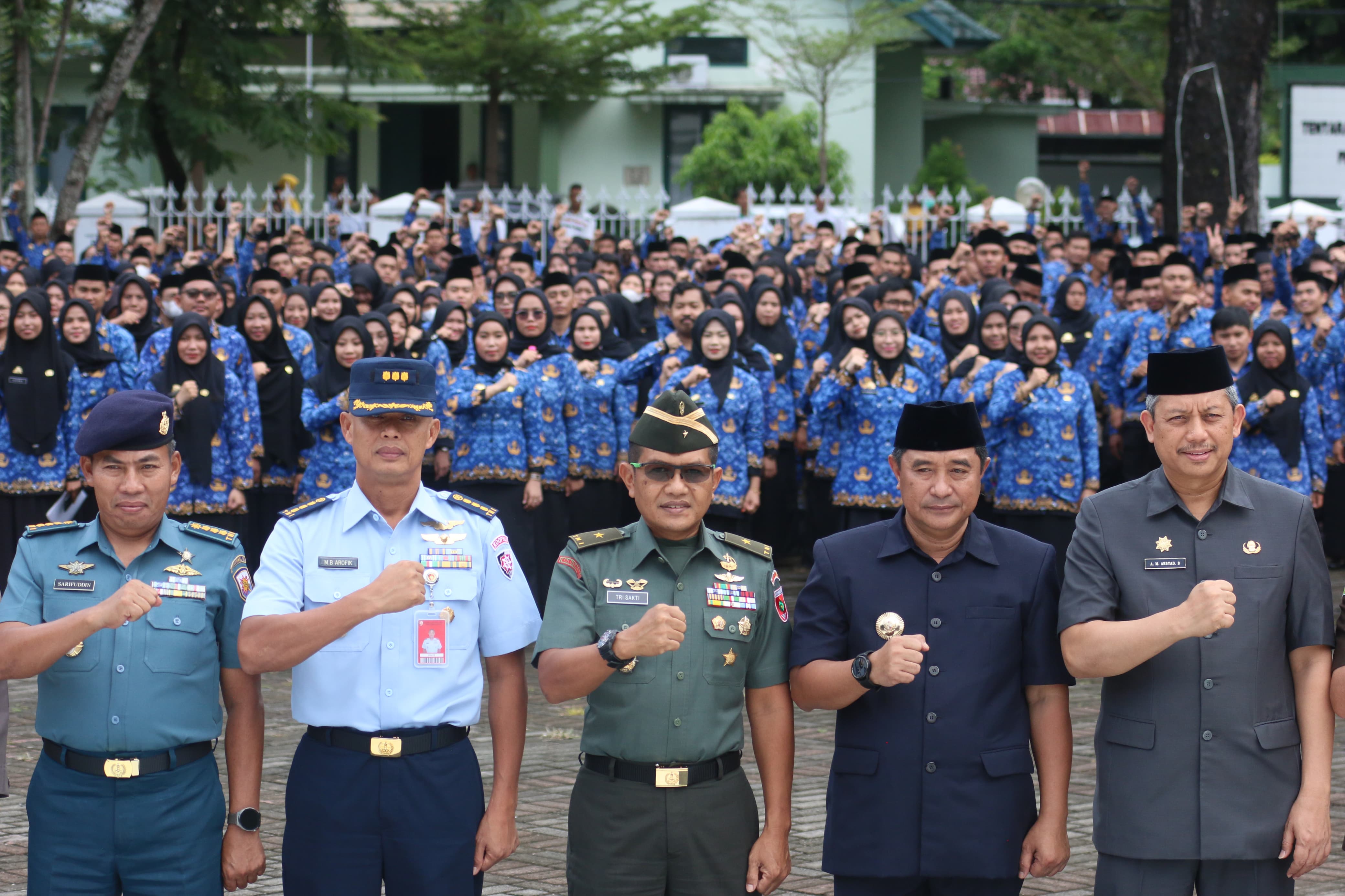 Kapoksahli Mewakili Pangdam XIV/Hsn, Menghadiri Pemberian SK Gubernur Sulsel, Pengangkatan PPPK Formasi TA. 2023