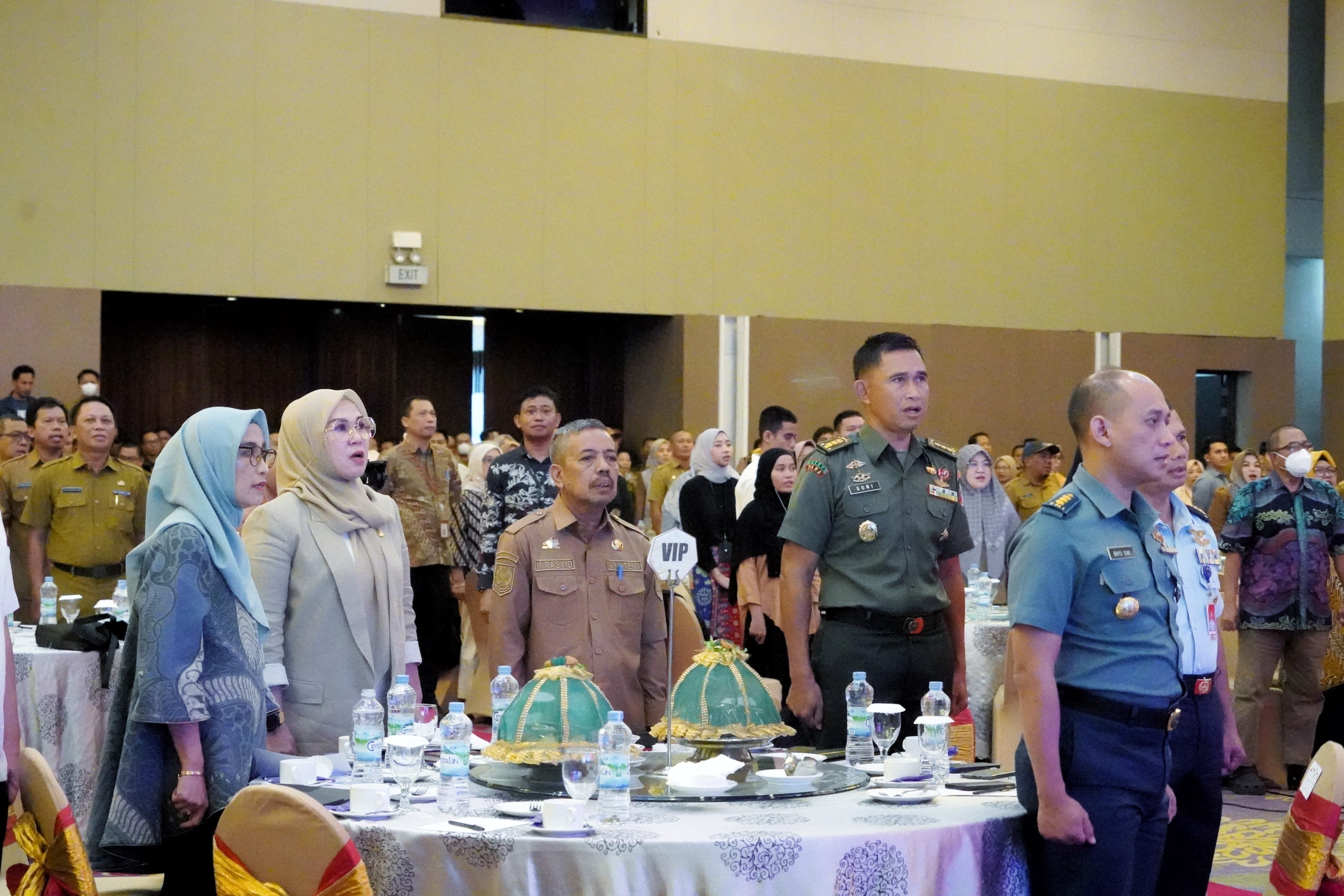 Pamen Ahli Bid. Sosbud Mewakili Pangdam XIV/Hsn Menghadiri Musrenbang RPJPD Tahun 2025-2045 Dan RKPD Tahun 2025 Prov. Sulsel