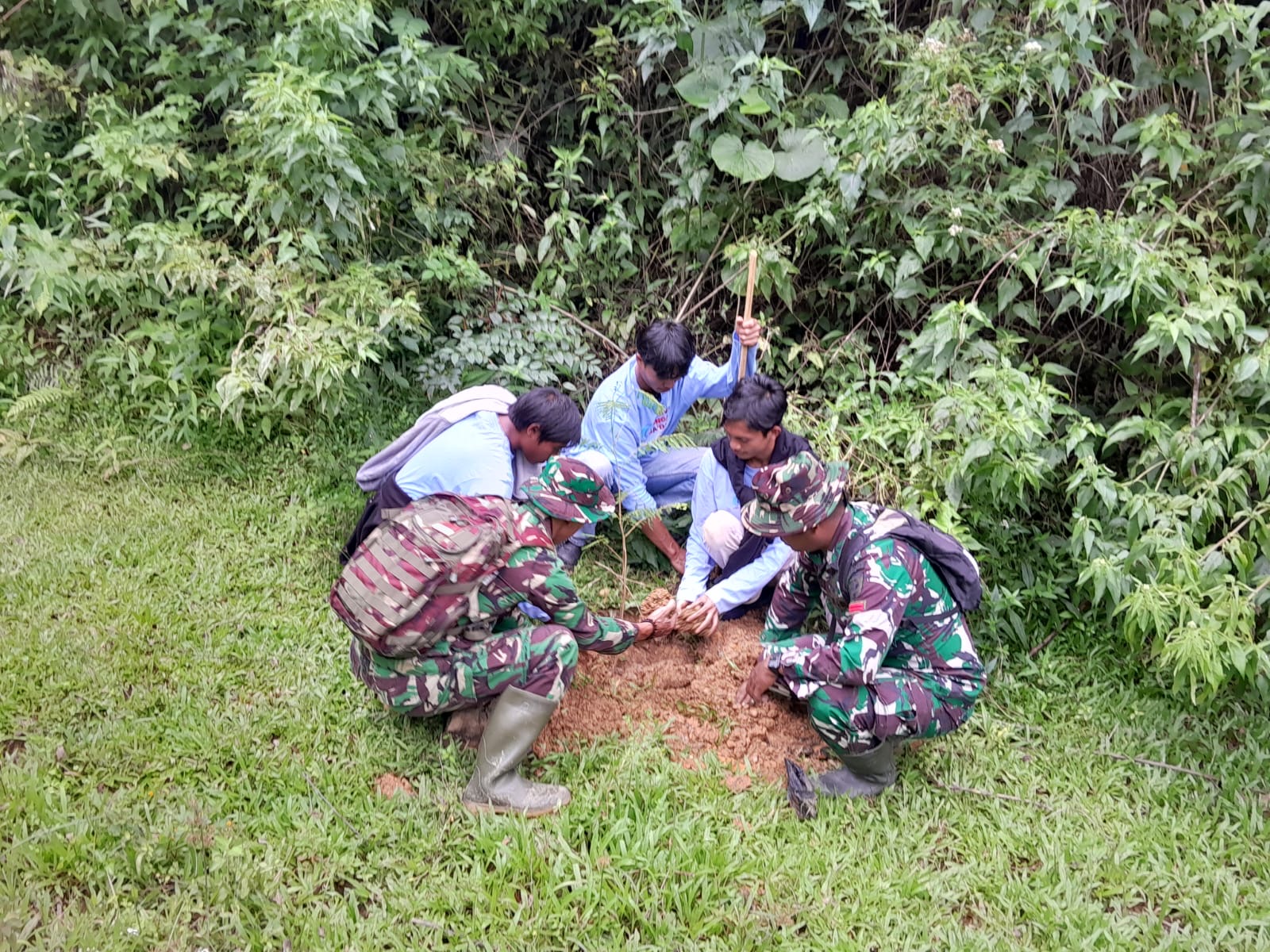 Lestarikan Lingkungan Hidup, Kodim 1414/Tator Tanam Pohon Sepanjang Sungai Sa'dan