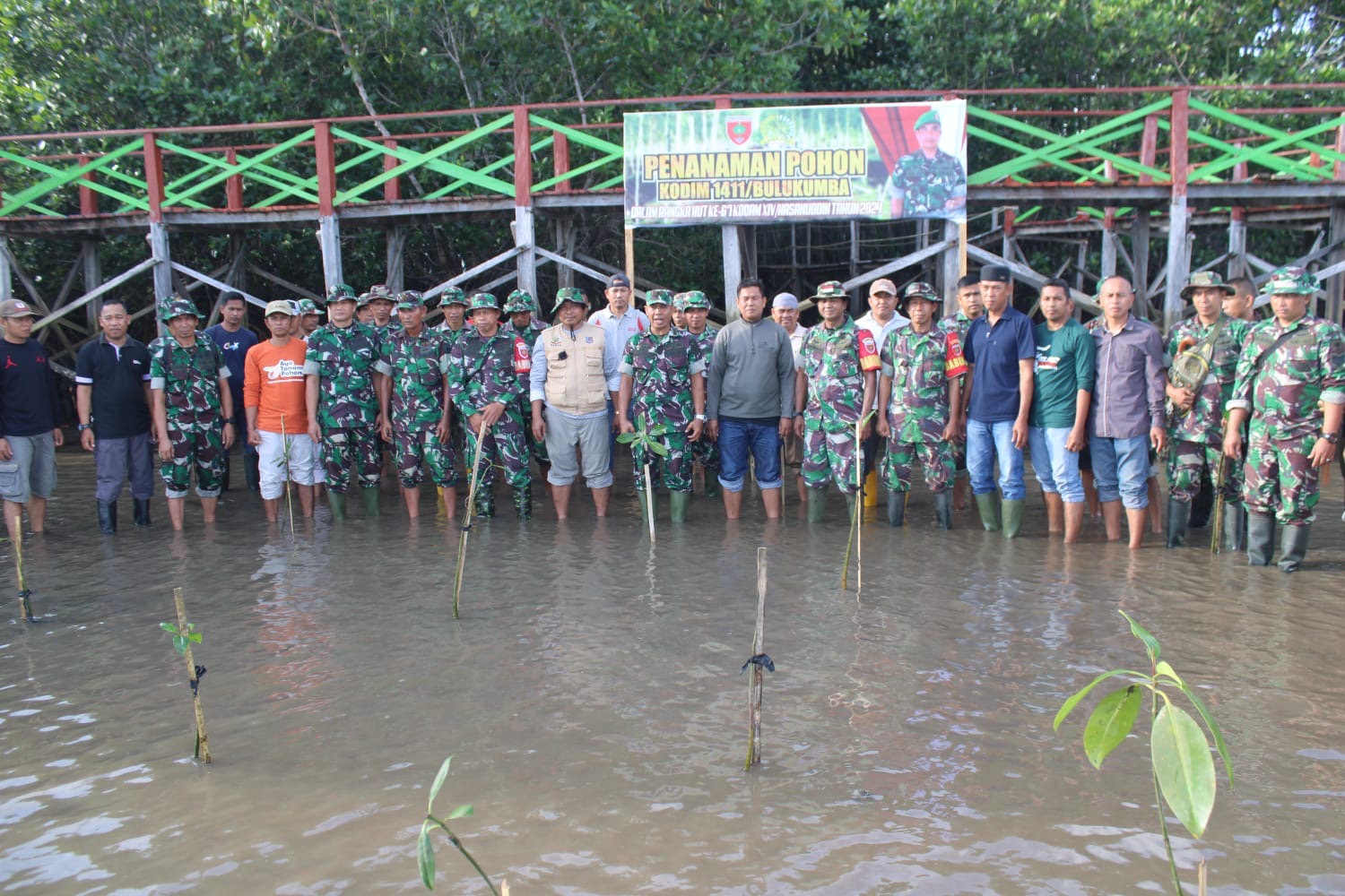 Kodim 1411/Bulukumba Sukseskan Program Bersatu Dengan Alam Untuk NKRI