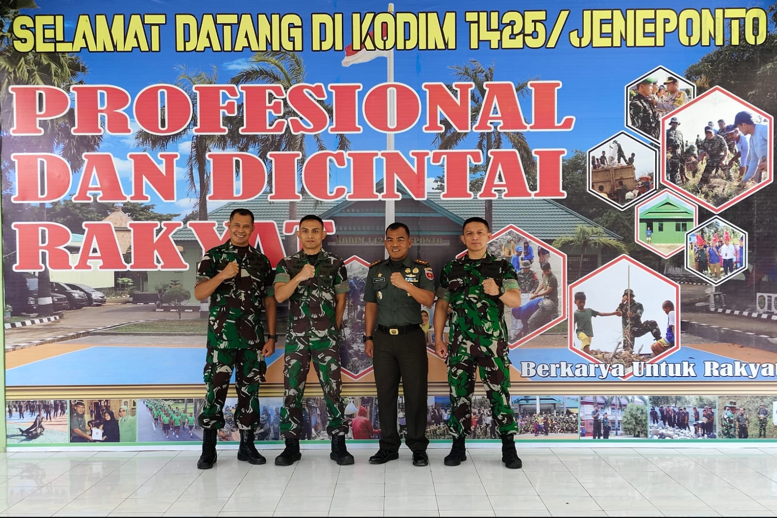 Sambut Hangat Kunjungan Kerja Tim Wasev Sterad Bidang Komsos