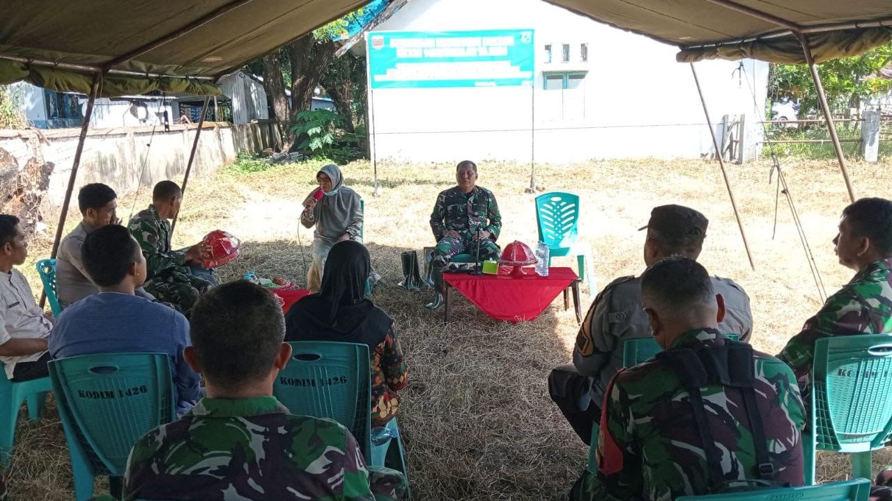 Pembinaan Ketahanan Pangan, Kodim 1426 Takalar Gelar Kegiatan Tanam Padi