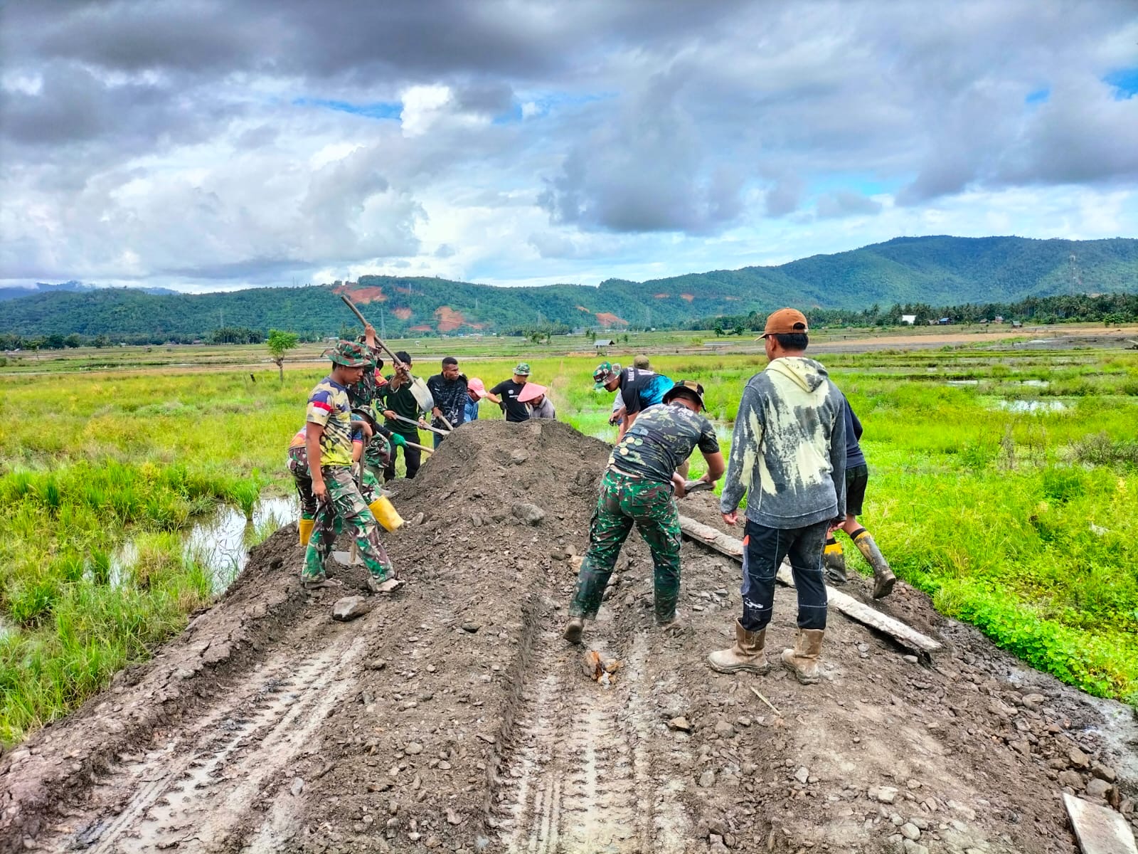 Pengerjaan Sasaran Kegiatan TMMD Kodim Kolaka Hampir Selesai