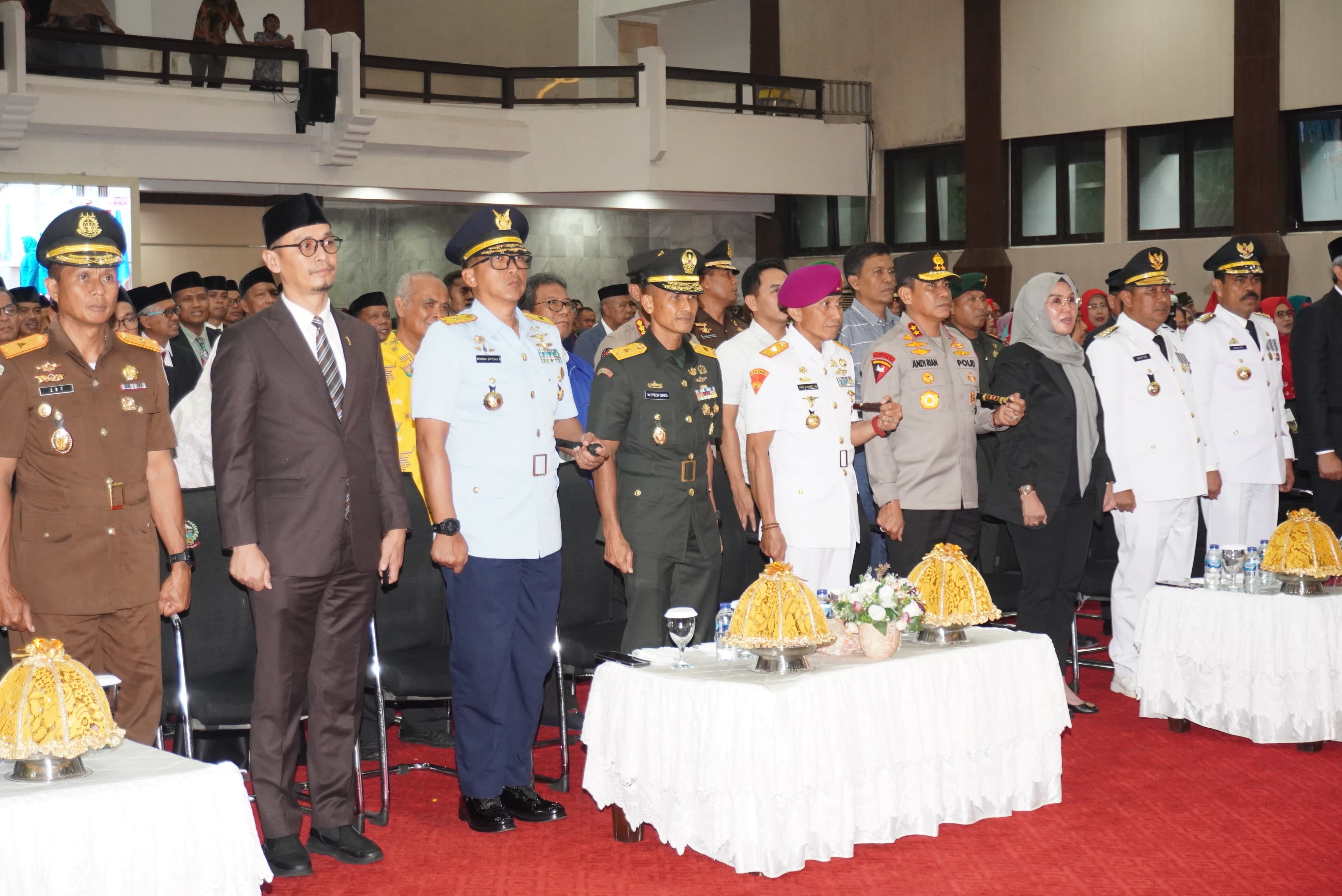 Kasdam XIV/Hsn Mewakili Pangdam Menghadiri Pengambilan Sumpah Jabatan Pj. Bupati Pinrang