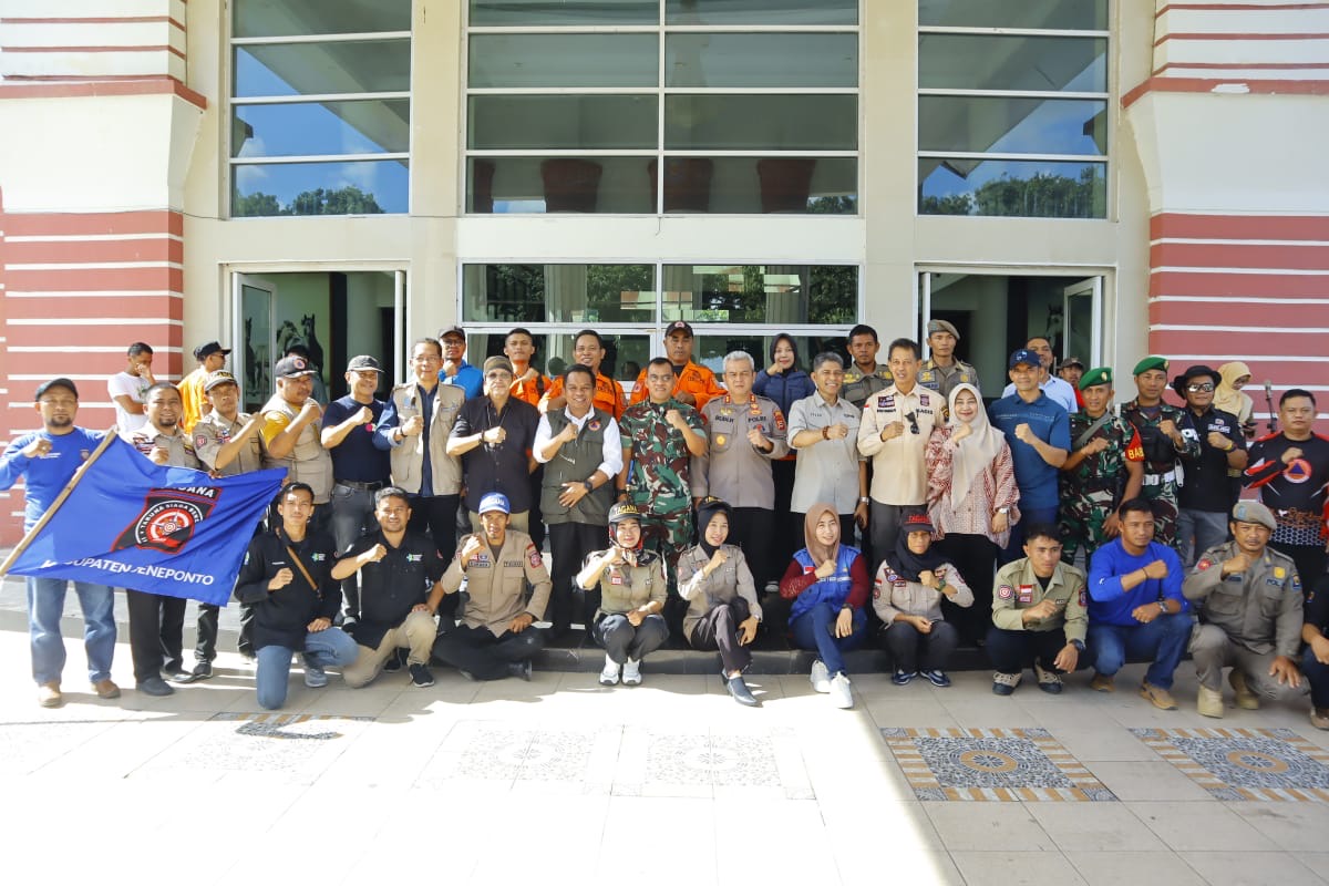 Dandim Jeneponto Hadiri Pelepasan Pemberangkatan Bantuan Kemanusiaan Untuk Korban Bencana