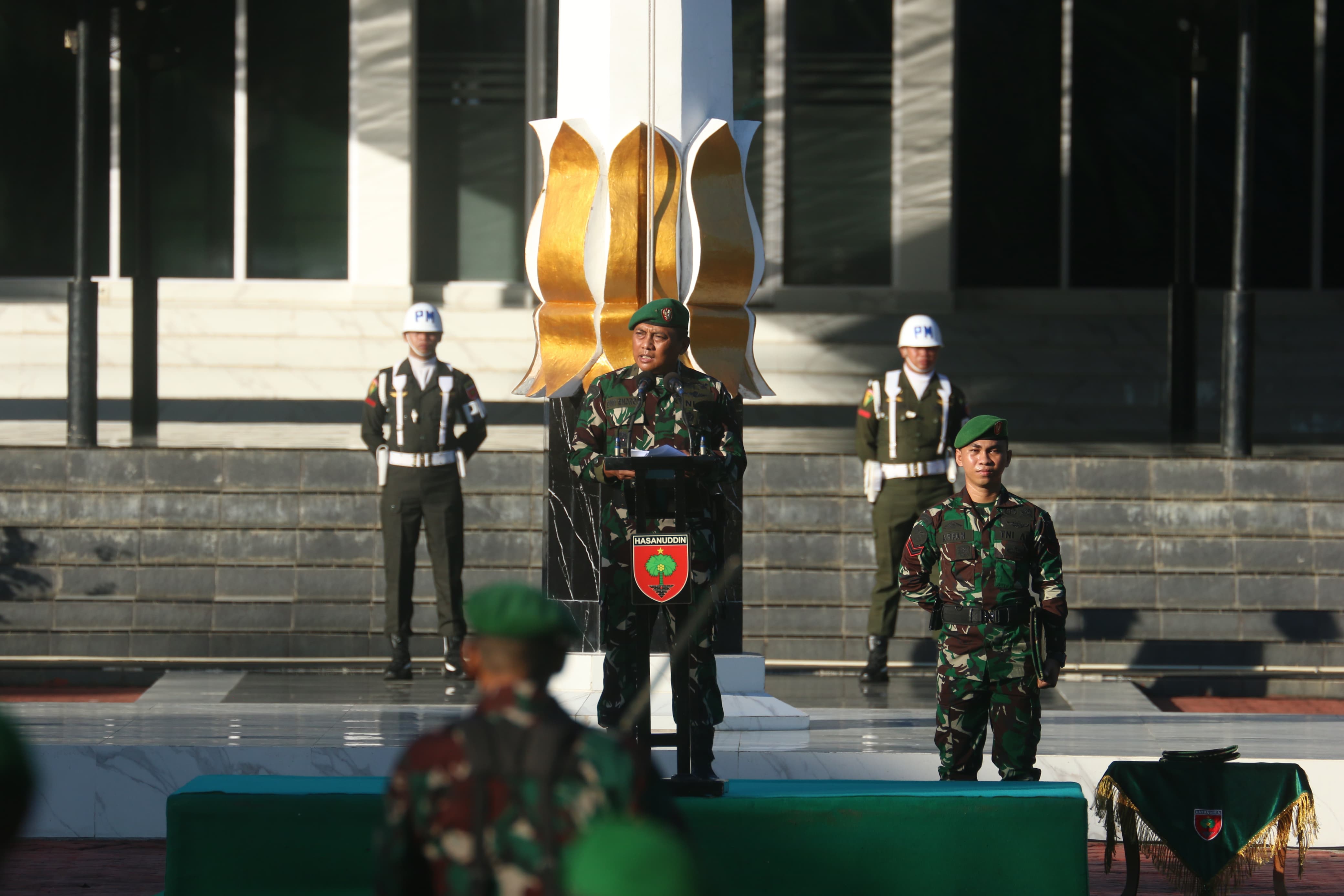 Pimpin Upacara 17 Mei 2024, Irdam XIV/Hsn Bacakan Amanat Kasad