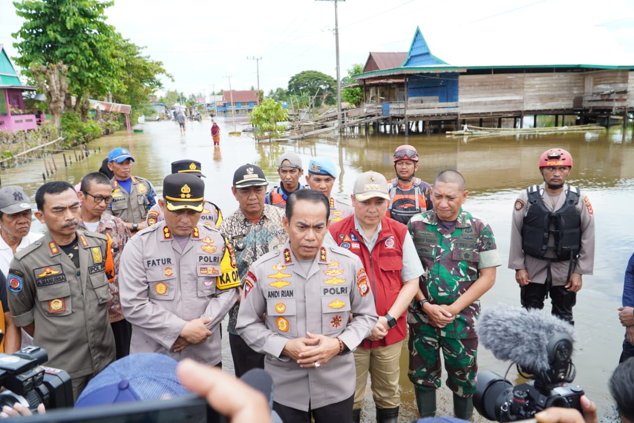 Dandim 1406/Wajo Turut Serta dalam Kunjungan Kapolda Sul-Sel di Kab. Wajo