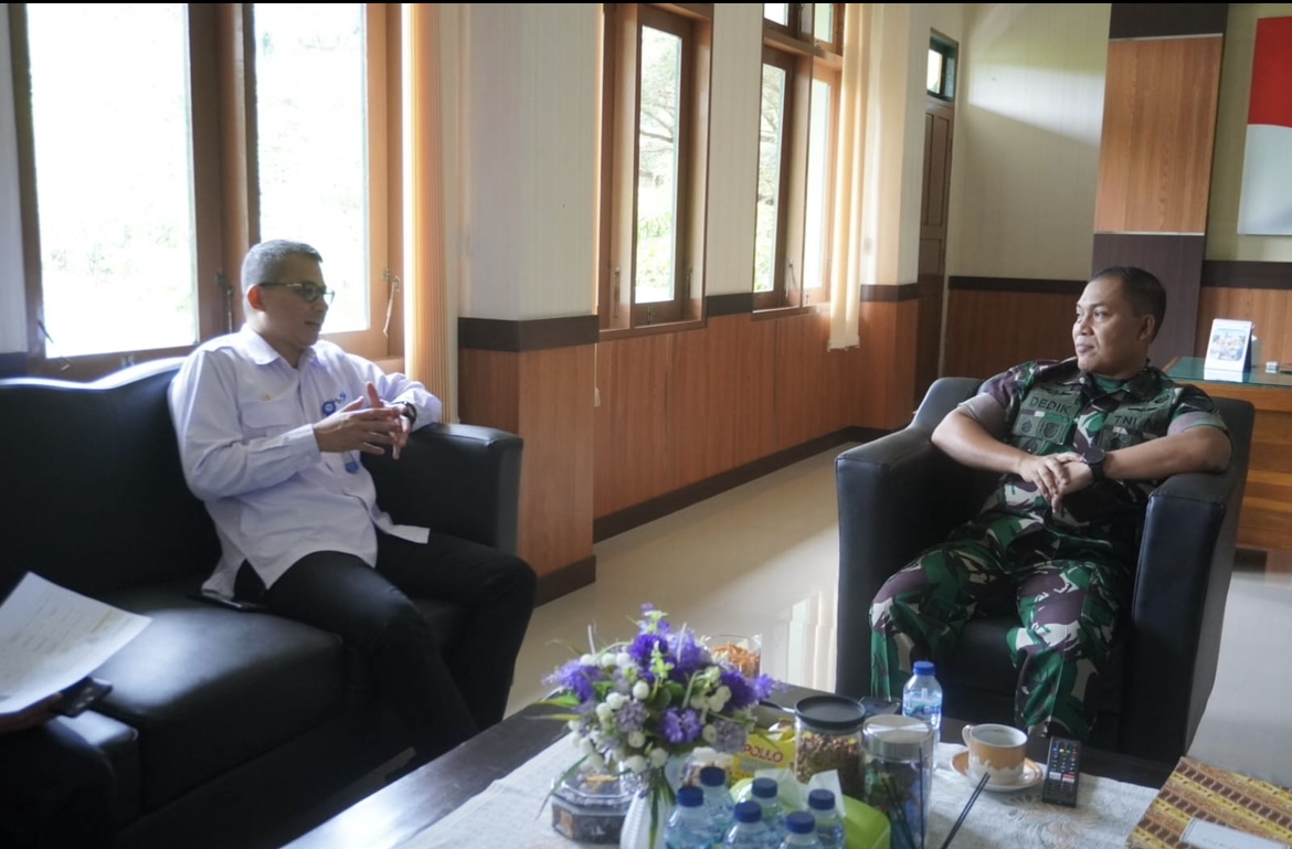 Kasrem 142/Tatag Terima Audiensi Kepala BKKBN Provinsi Sulbar