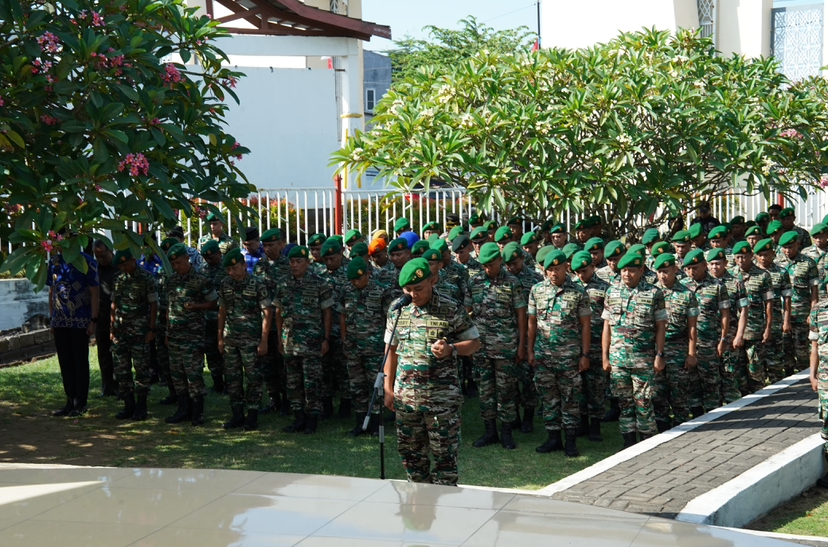 Sambut HUT Ke-67 Kodam XIV/Hsn, Pangdam XIV/Hsn Pimpin Ziarah Ke TMP Sultan Hasanuddin