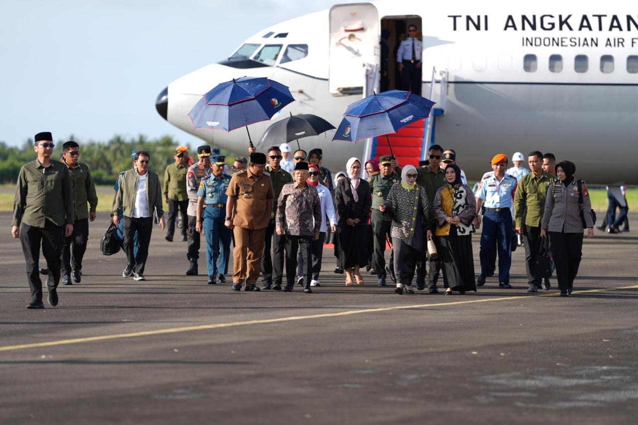 Pangdam XIV/Hsn Melaksanakan PAM VVIP Kunker Wapres RI Di Wilayah Sulbar