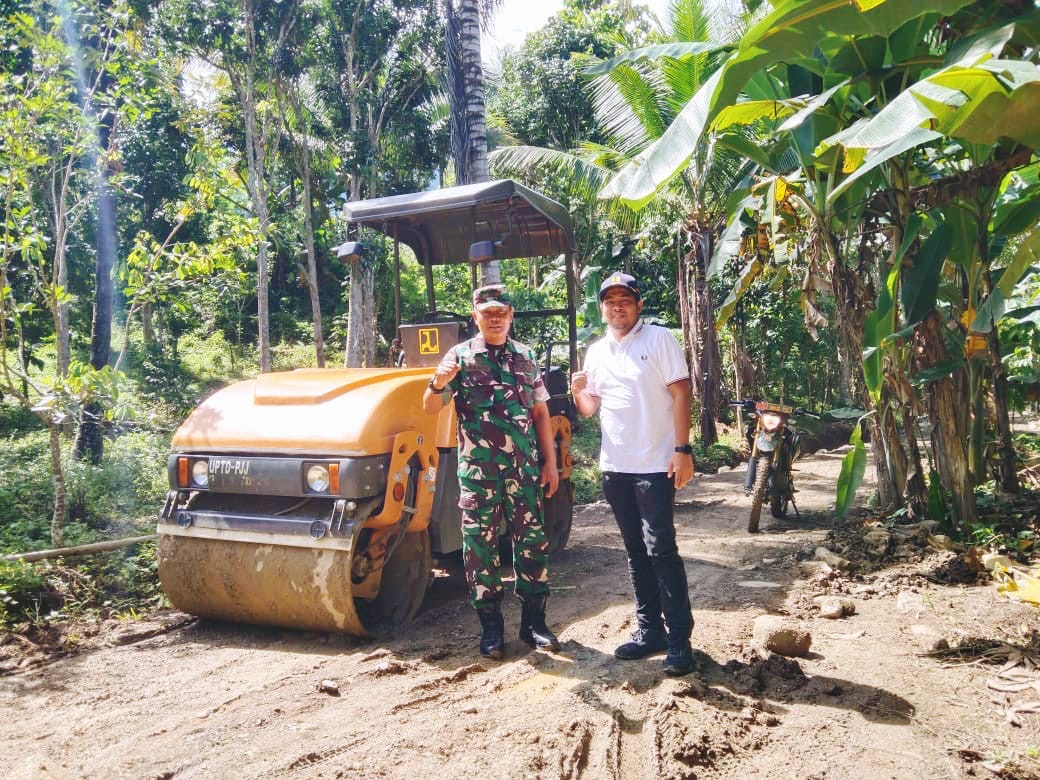 Progres TMMD Ke-120 Kodim 1401/Majene: Pasiter Dampingi Kabid Binamarga Tinjau Sasaran Fisik