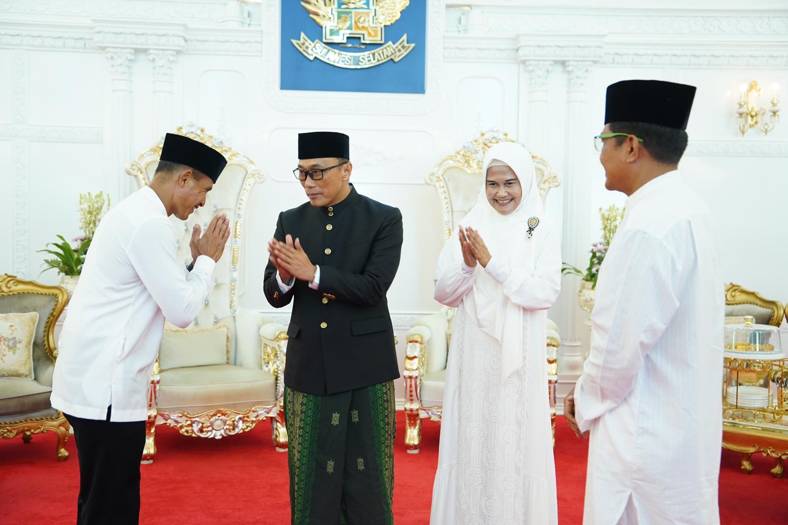 Kasdam XIV/Hsn Mewakili Pangdam Hadiri Open House Pj. Gubernur Sulsel