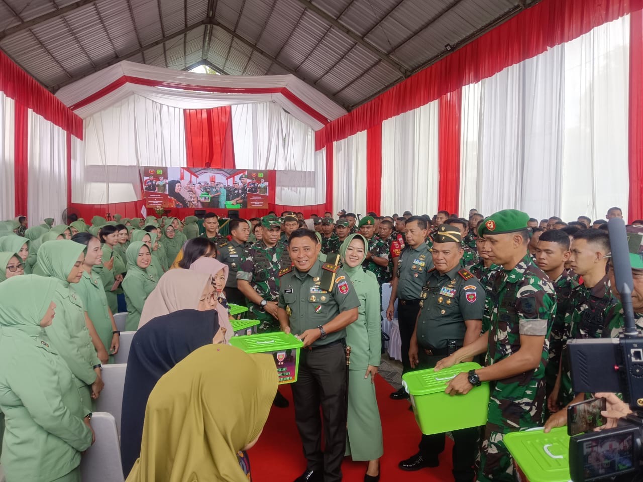 Pangdam XIV/Hsn Kunjungan Kerja di Makodim 1412/Kolaka