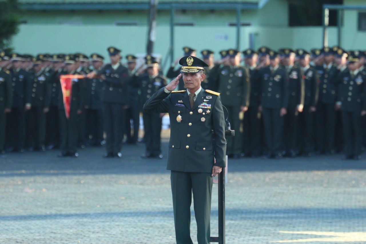 Kasdam XIV/Hsn Pimpin Upacara Hari Lahir Pancasila 1 Juni 2024 di Makodam XIV/Hsn