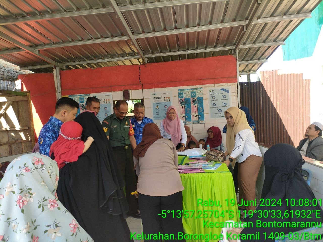 Peduli Gizi Anak, Babinsa Koramil 03 Bontomarannu Lakukan Pendampingan Cegah Stunting