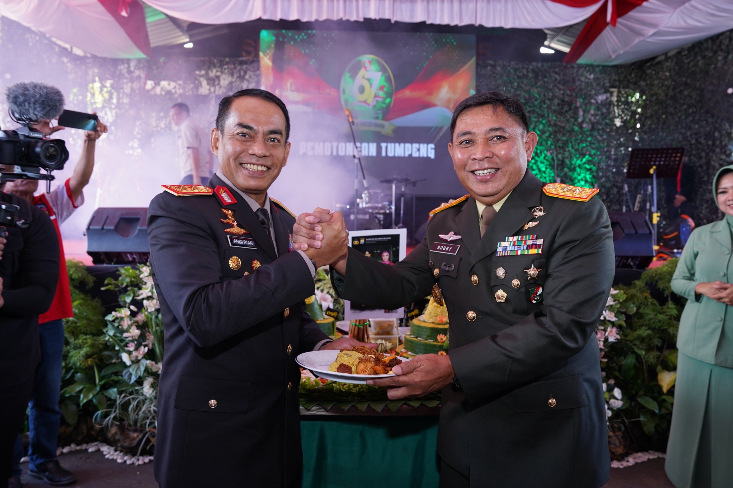 Kodam XIV/Hasanuddin Gelar Syukuran Di Hari Puncak Perayaan HUT ke-67 Tahun 2024