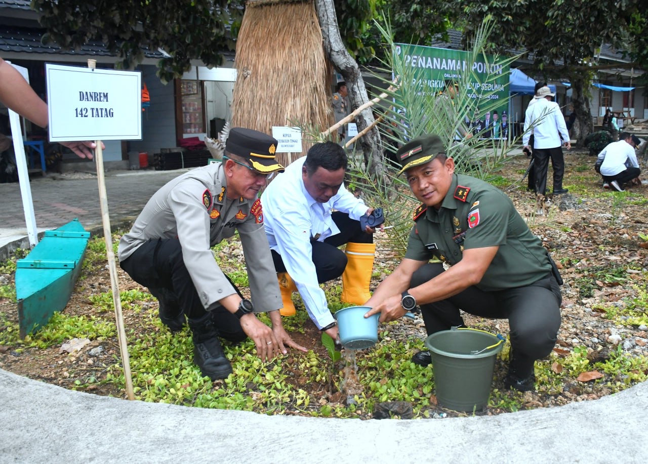 Danrem 142/Tatag Ajak Masyarakat Berperan Aktif Dalam Upaya  Pelestarian Lingkungan