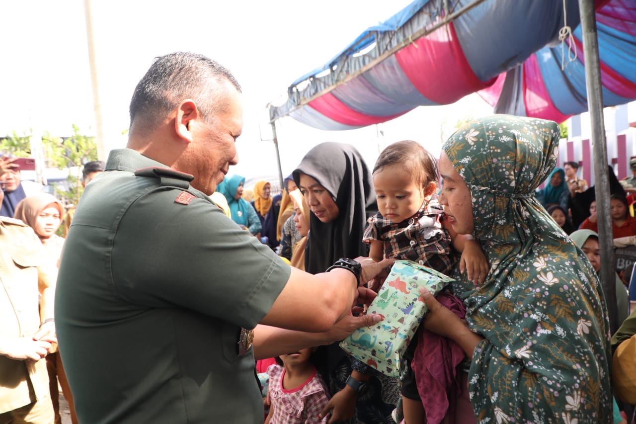 Dandim 1410 Bantaeng Bersama Forkompimda Hadiri Gerakan Intervensi Serentak Pencegahan Stunting