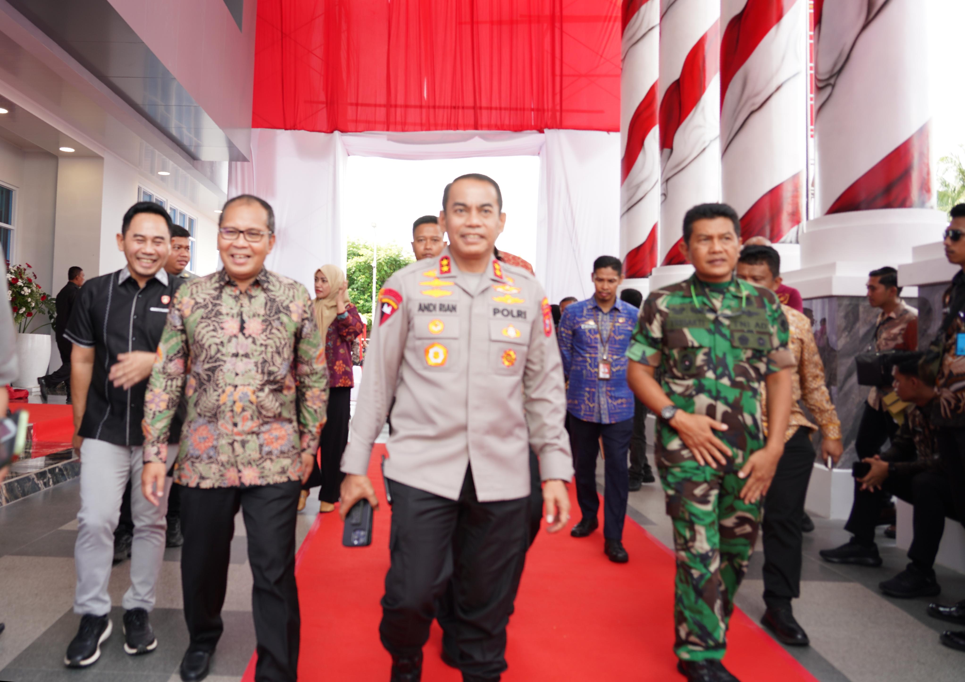 Kapoksahli Mewakili Pangdam XIV/Hsn Menghadiri Peresmian Gedung Baru Kanwil Kemenkumham Sulsel