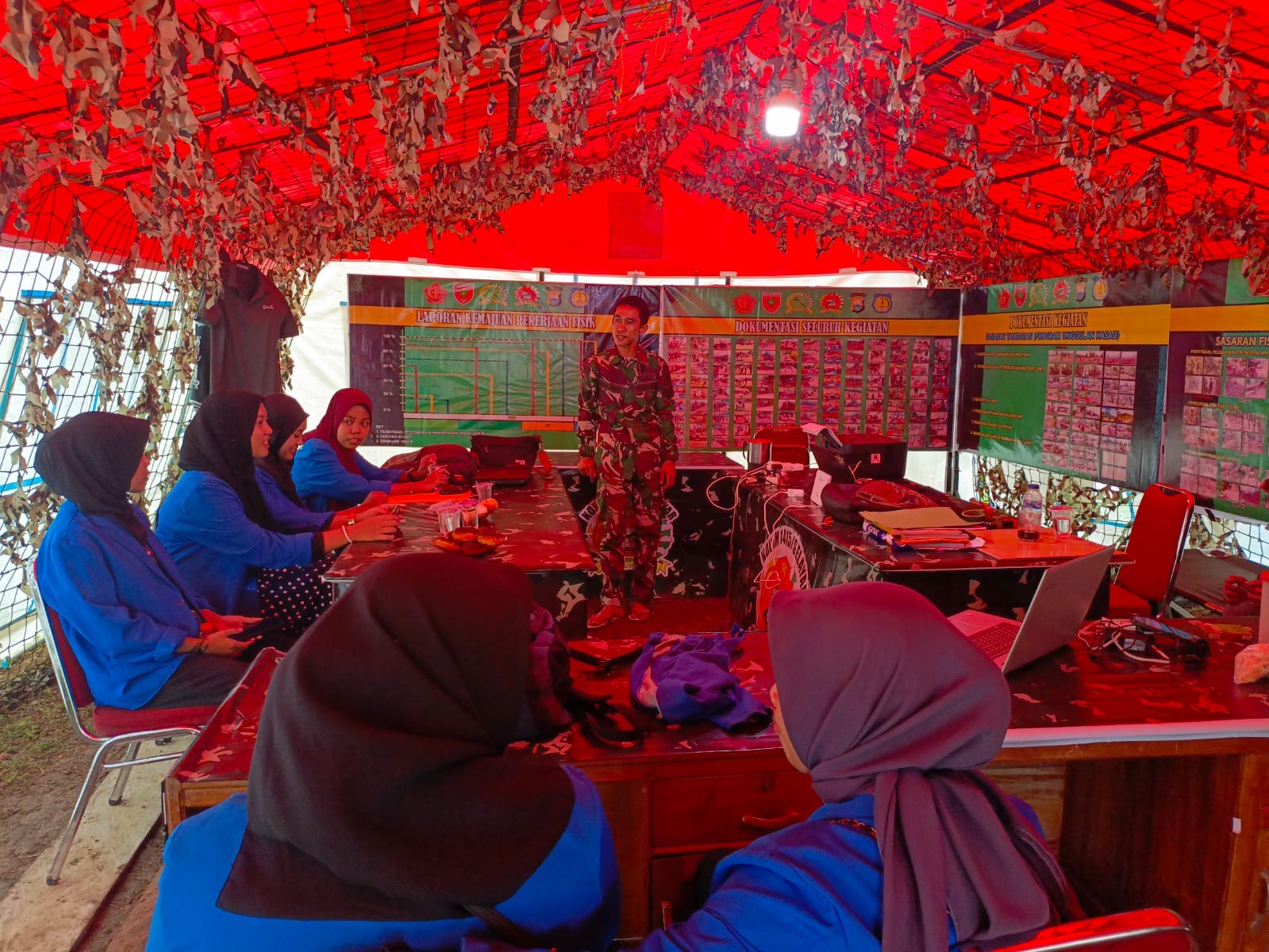 TMMD Ke-120 Kodim 1415/Selayar Libatkan Mahasiswa Dalam Pembangunan Fisik Dan Non-fisik