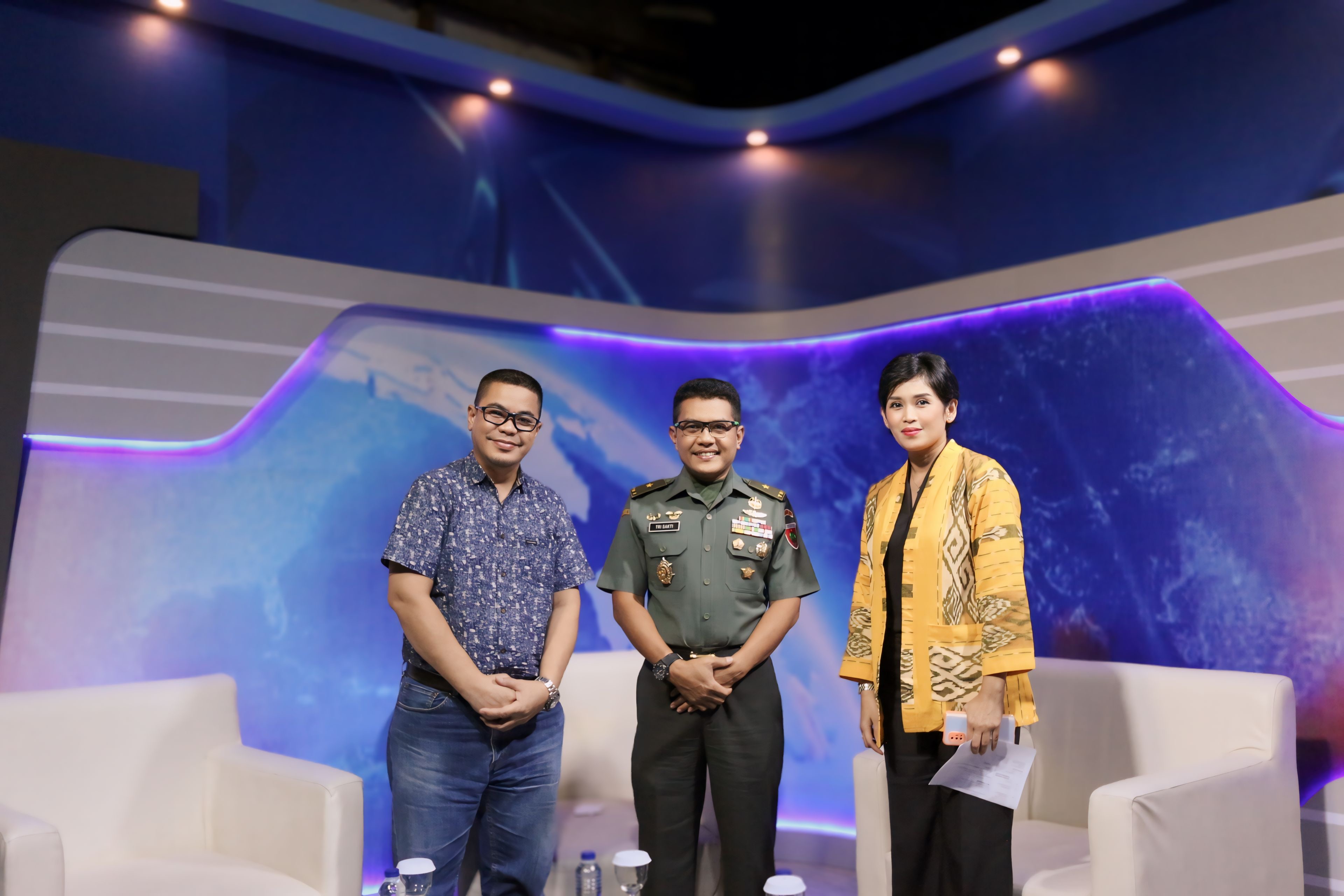 Kapoksahli Mewakili Pangdam XIV/Hsn Pada Acara Live Dialog Paraikatte TVRI Sulsel