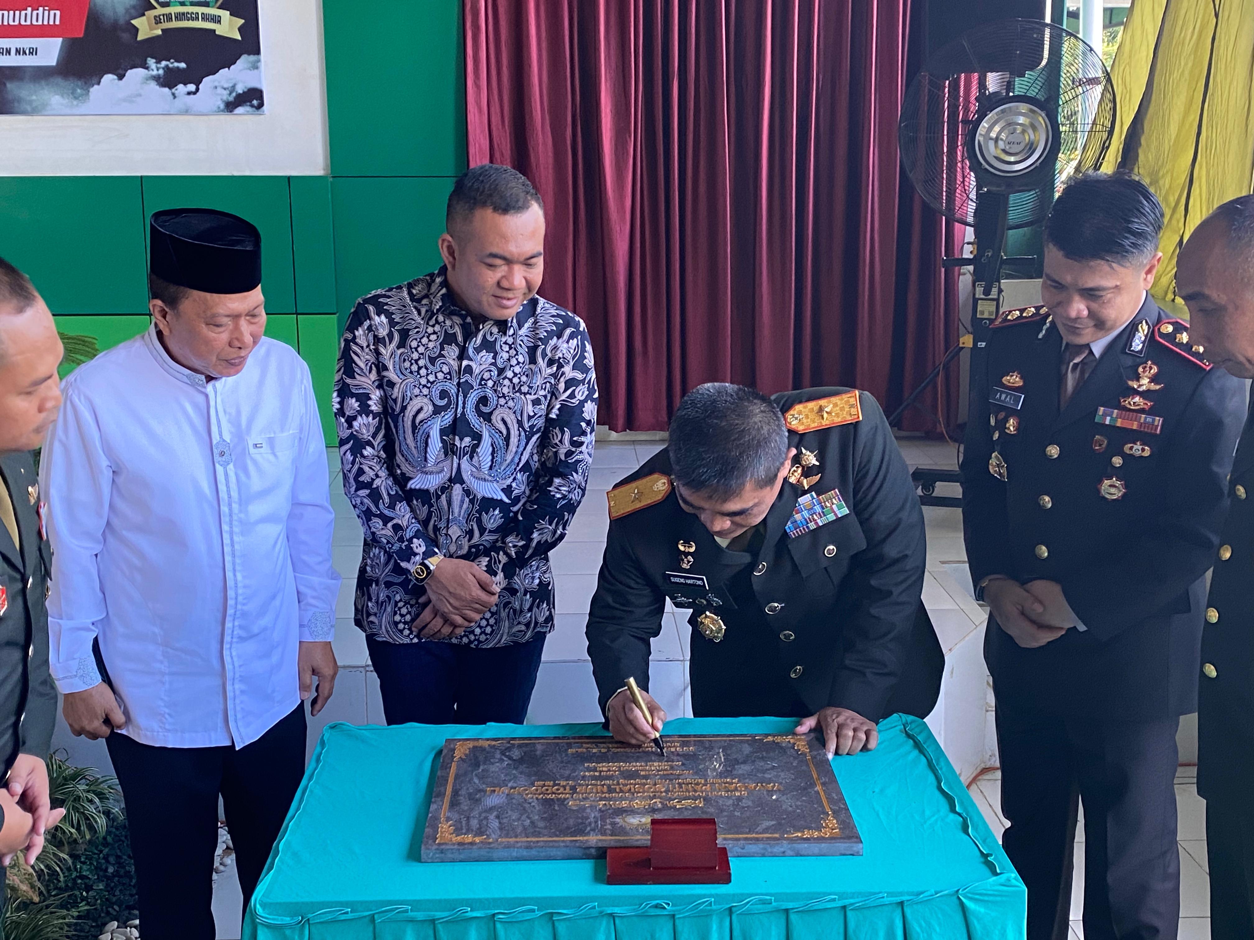 Peresmian Yayasan Panti Sosial Nur Toddopuli Dalam HUT Ke-67 Kodam XIV/Hasanuddin