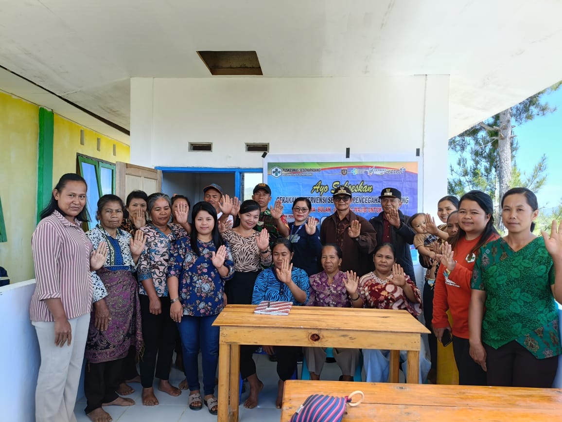 Babinsa Dampingi Pelaksanaan Kegiatan Posyandu dan Pemberian Vitamin